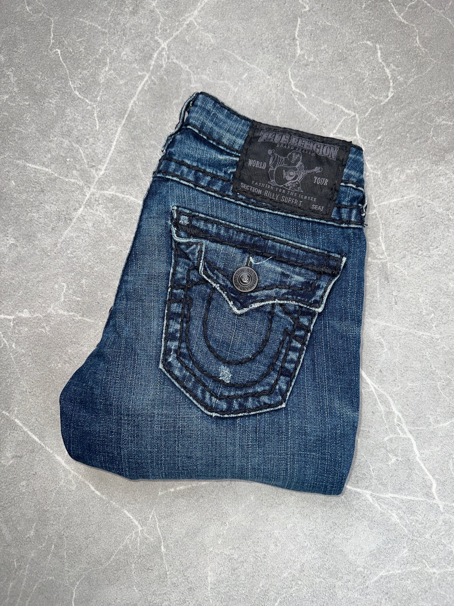 True Religion Straight Low Rise // 27 (S)