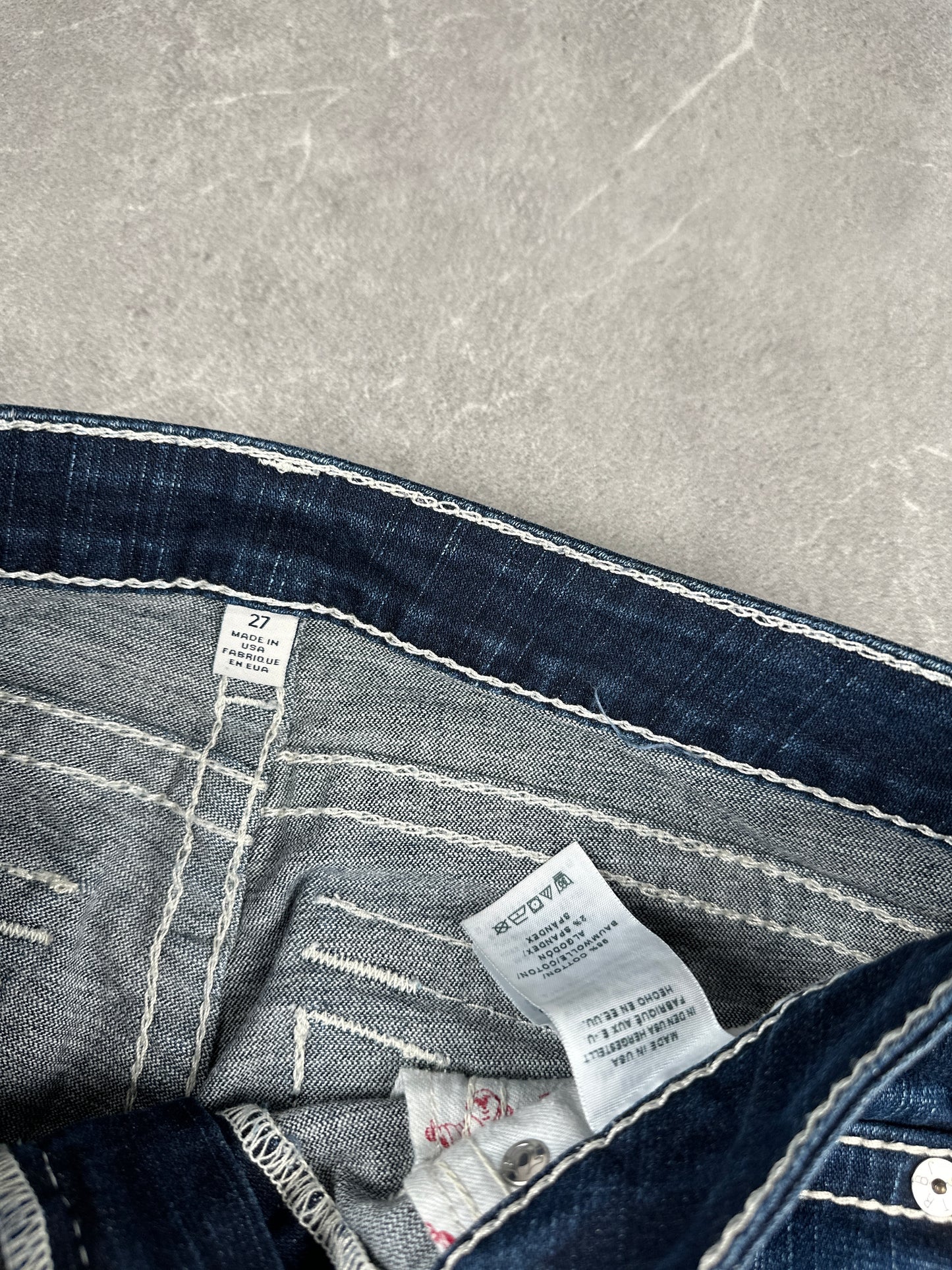 True Religion Straight Low Rise // 27 (S)
