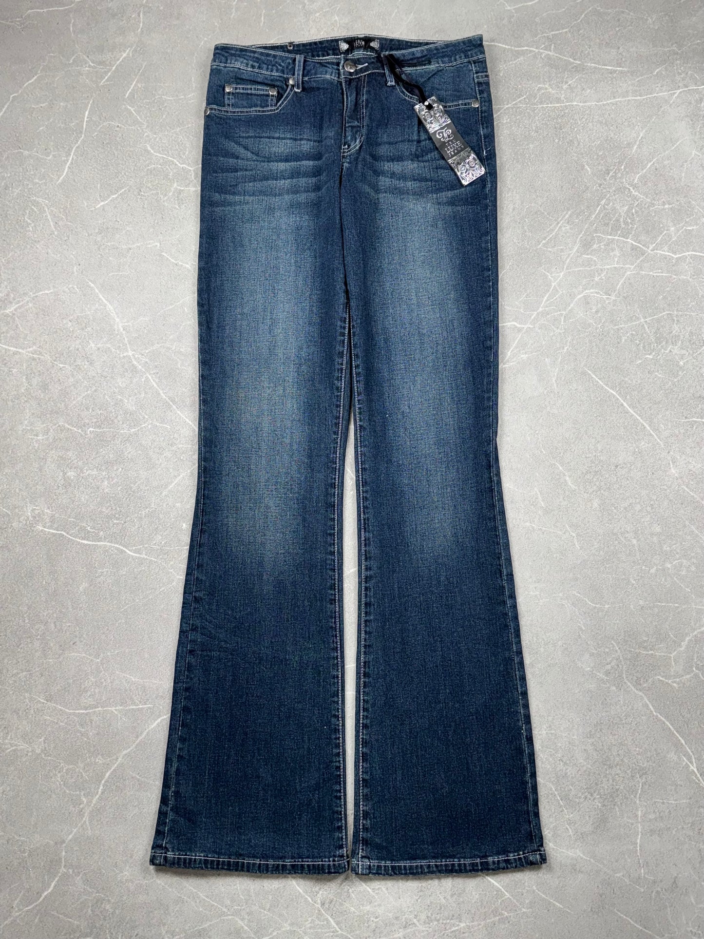 Luxe Jeans Bootcut Mid Rise // M
