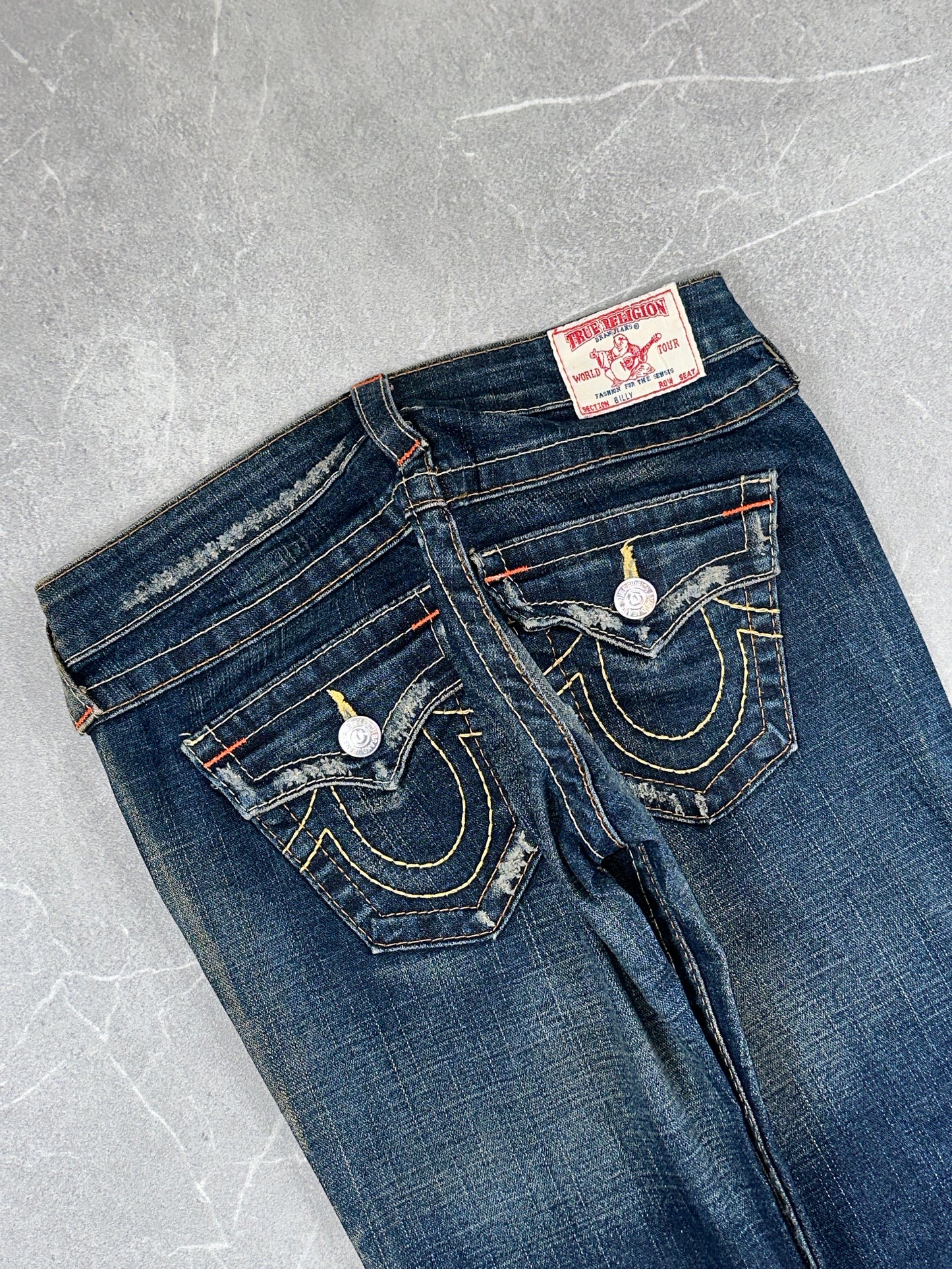 True Religion Straight Low Rise // 26 (S)