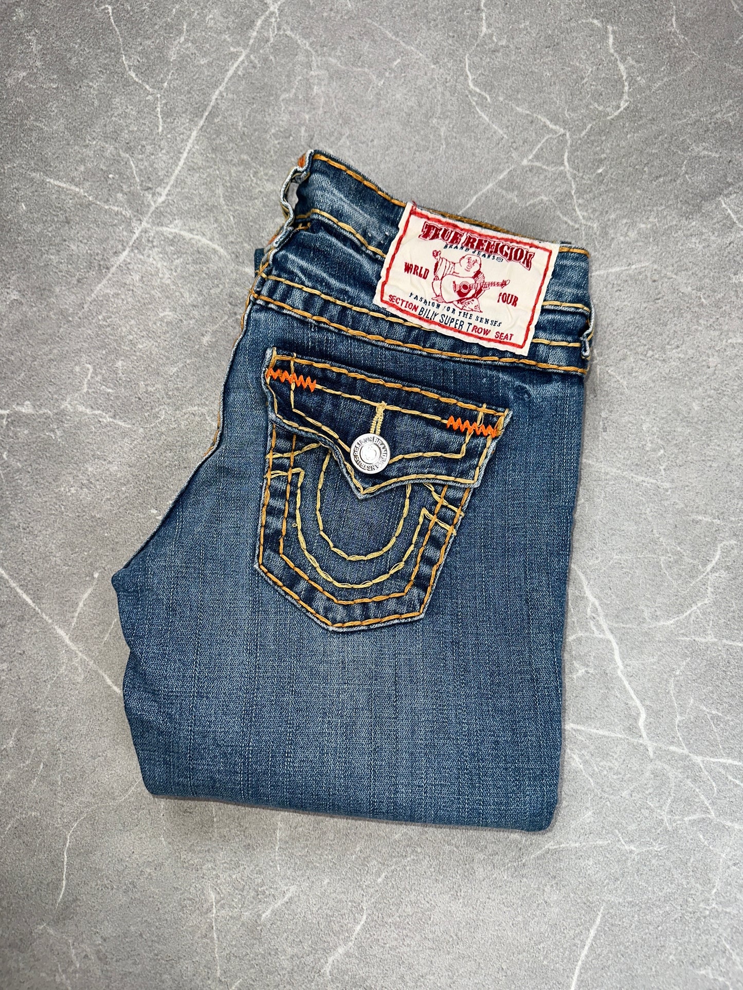 True Religion Straight Low Rise // 26 (S)