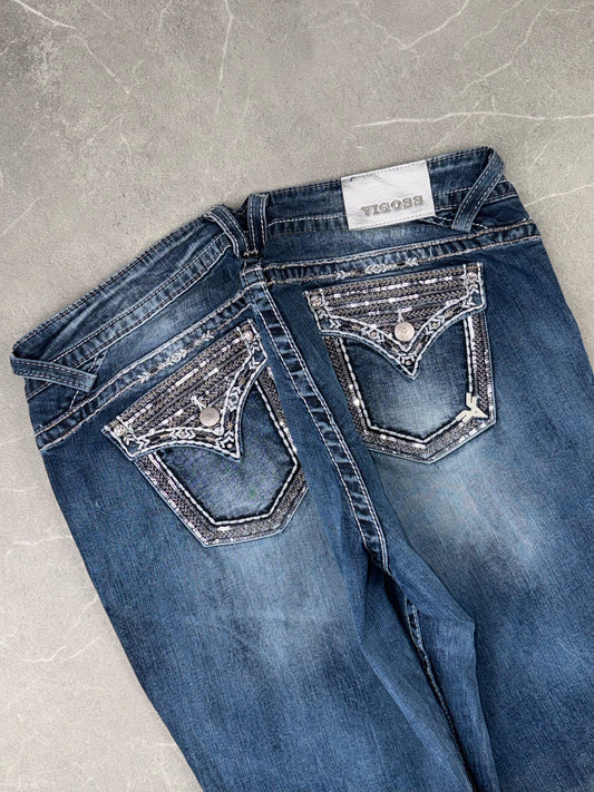 Vigoss Jeans Bootcut Low Rise // XL