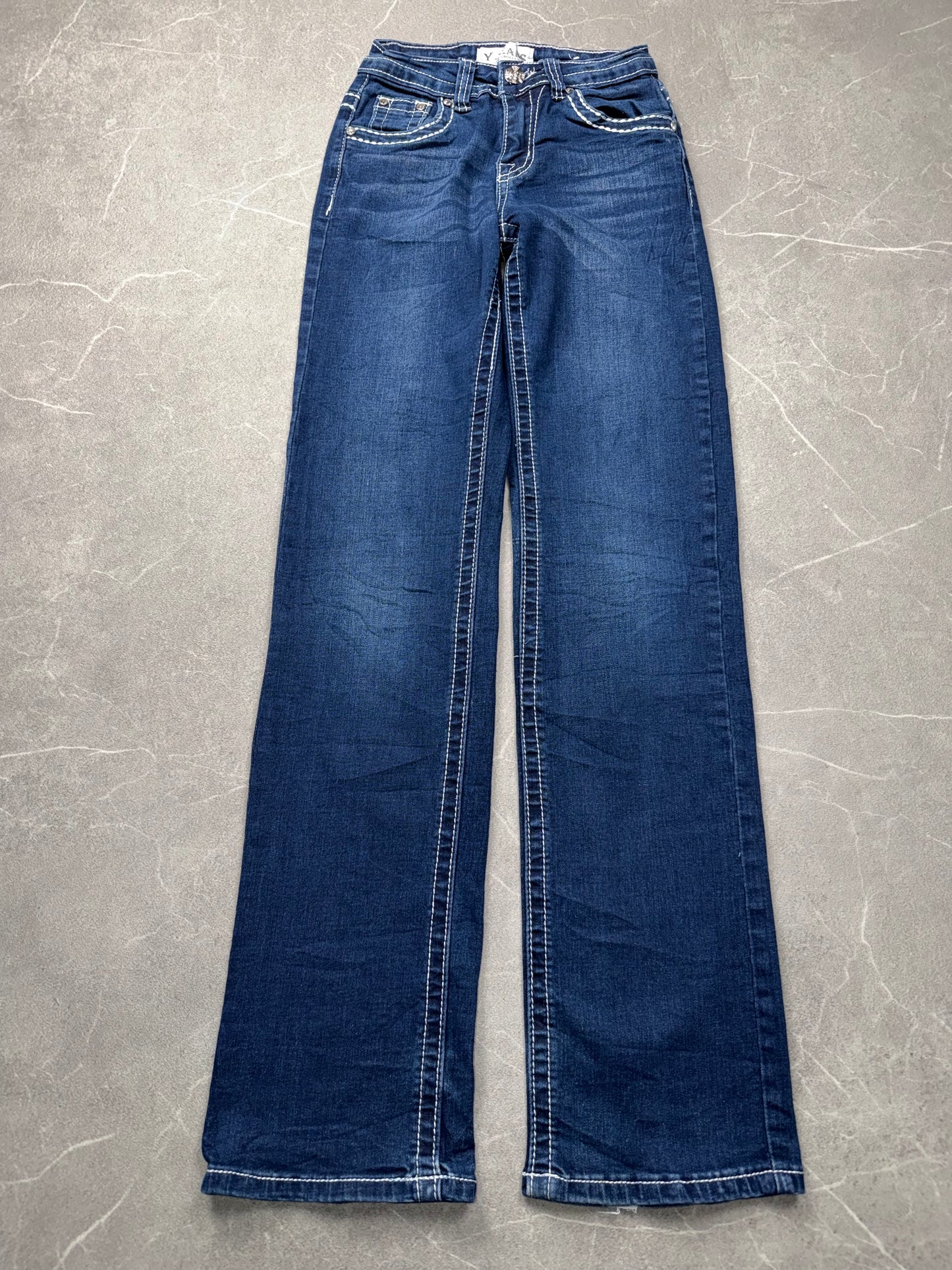 Y Jeans Bootcut Mid Rise // XXXS