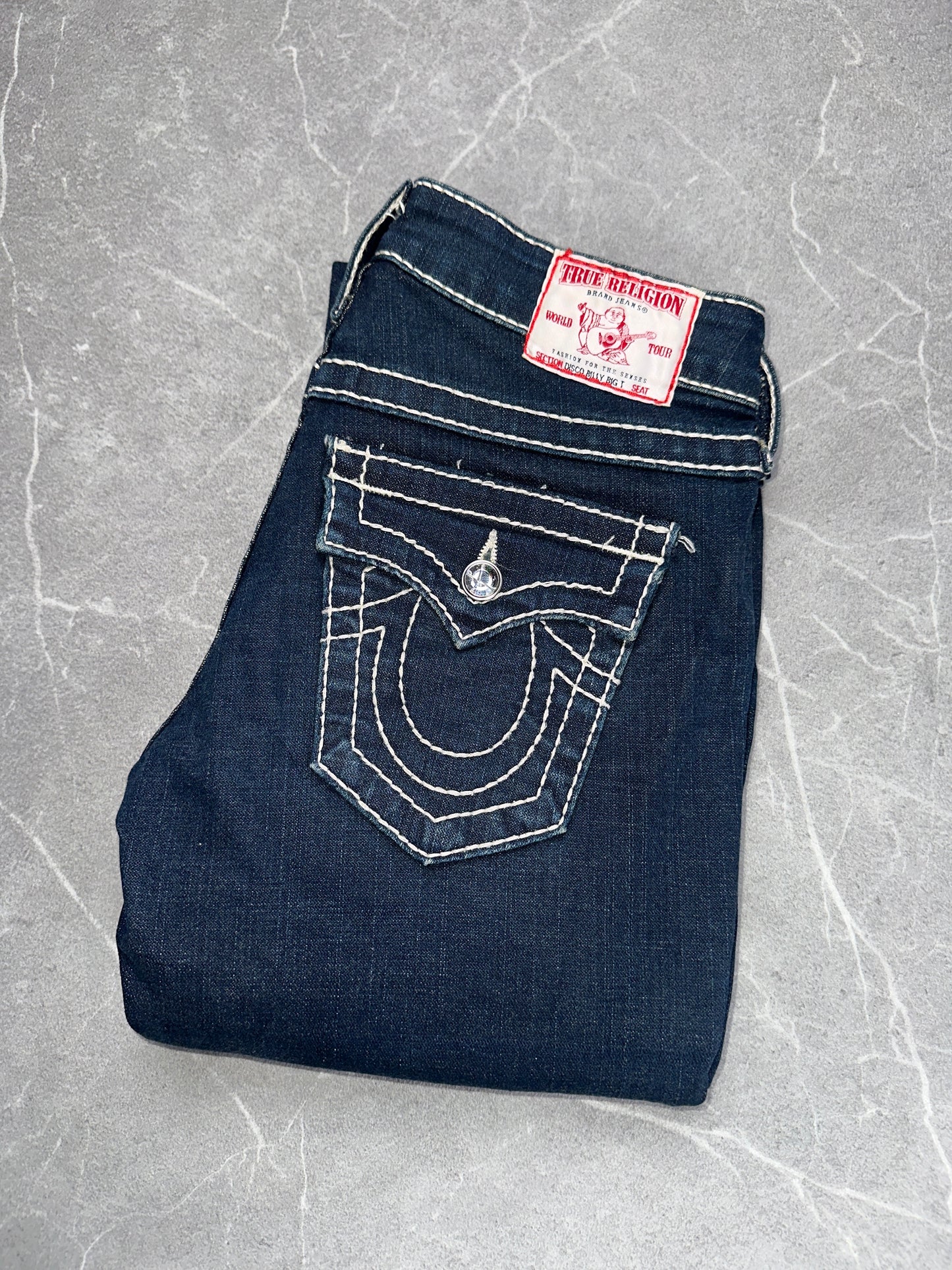 True Religion Straight Low Rise // 25 (Xs)