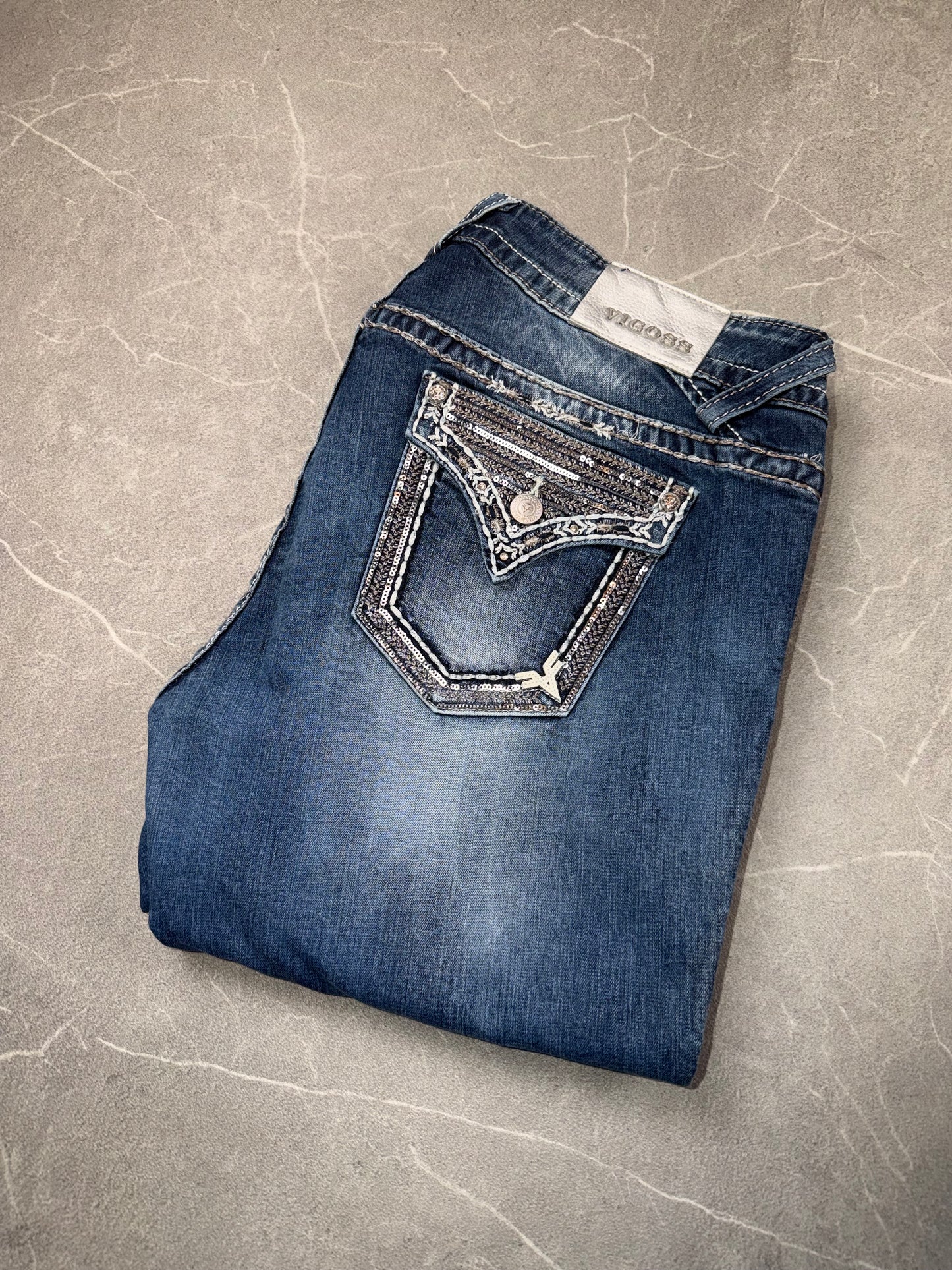 Vigoss Jeans Bootcut Low Rise // XL