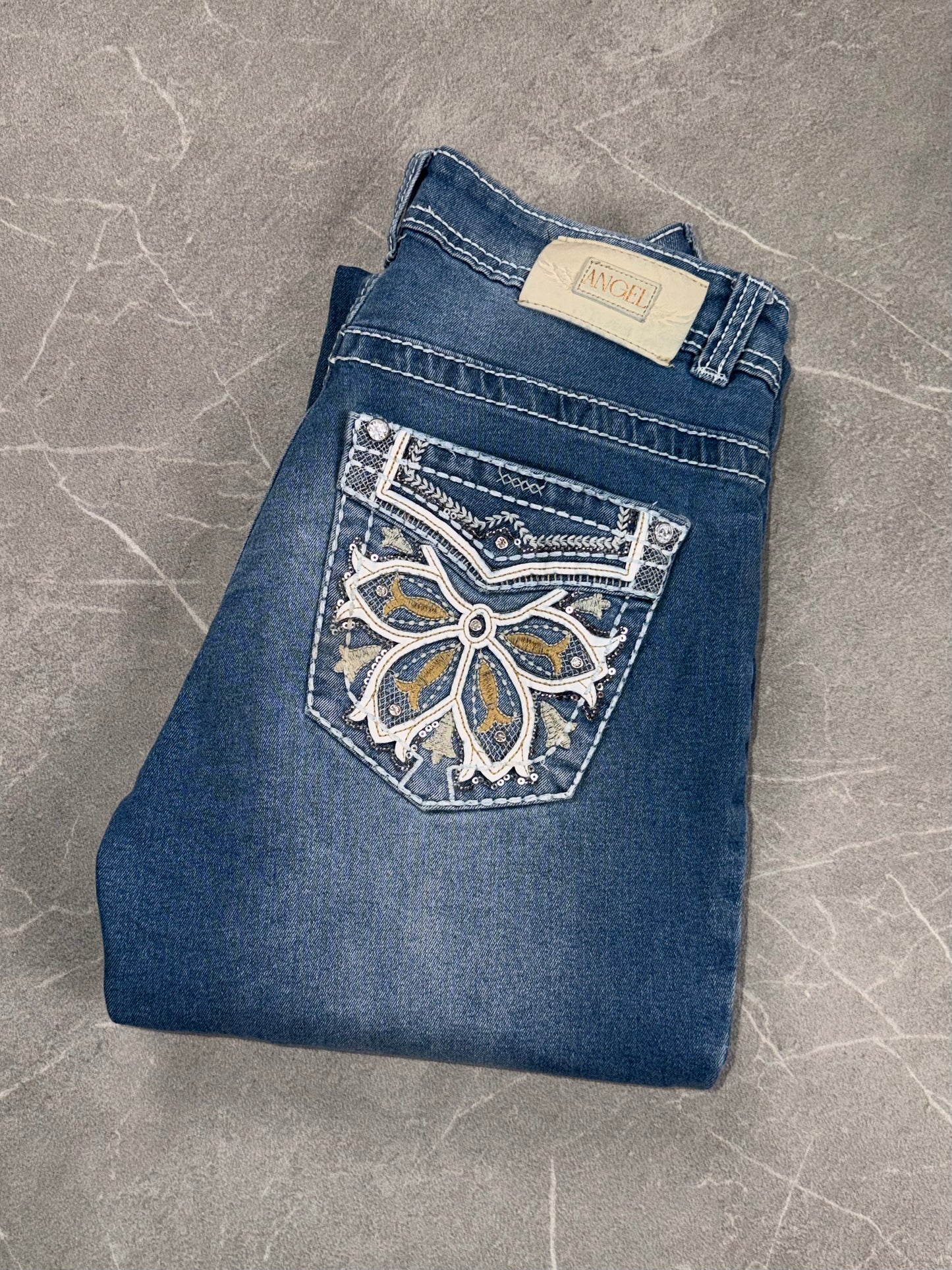 Angel Jeans Bootcut High Rise // XS