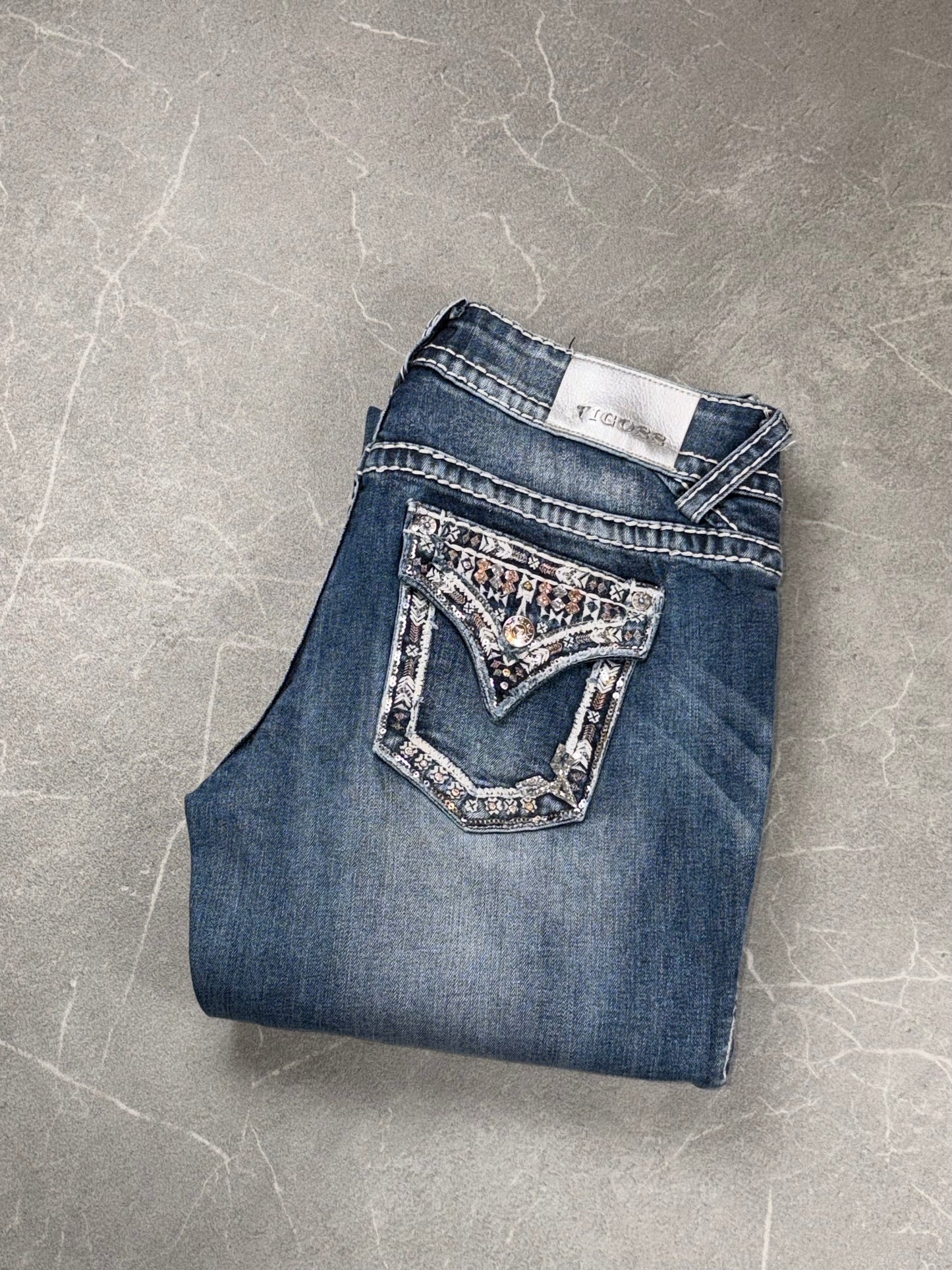 Vigoss Jeans Bootcut Low Rise // M