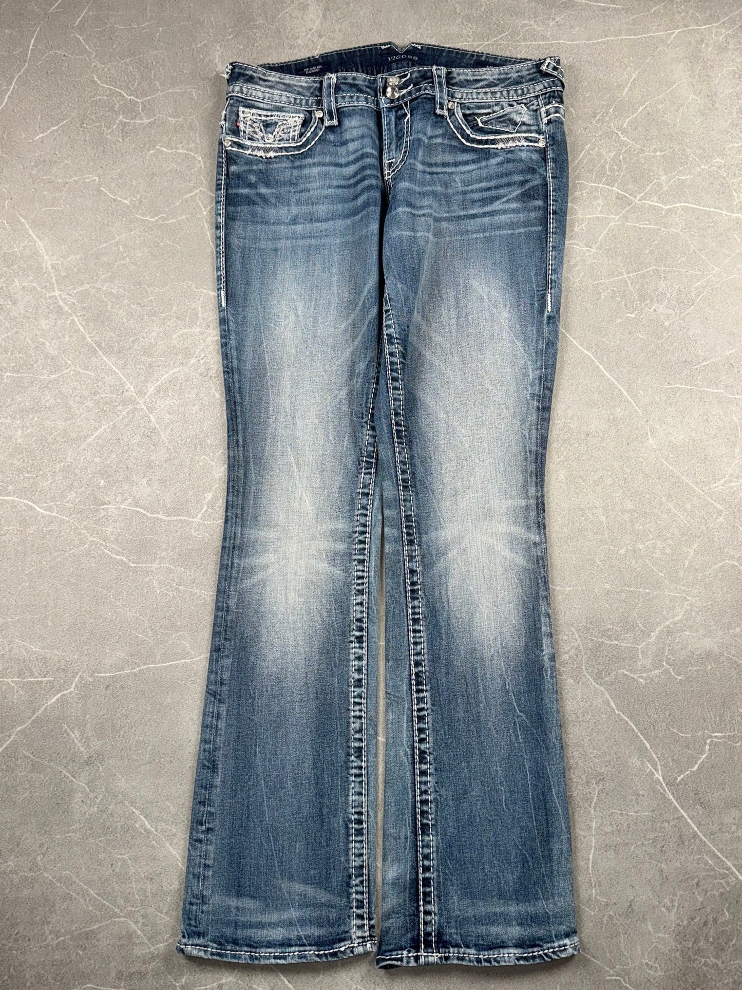 Vigoss Jeans Slim Bootcut Low Rise // L
