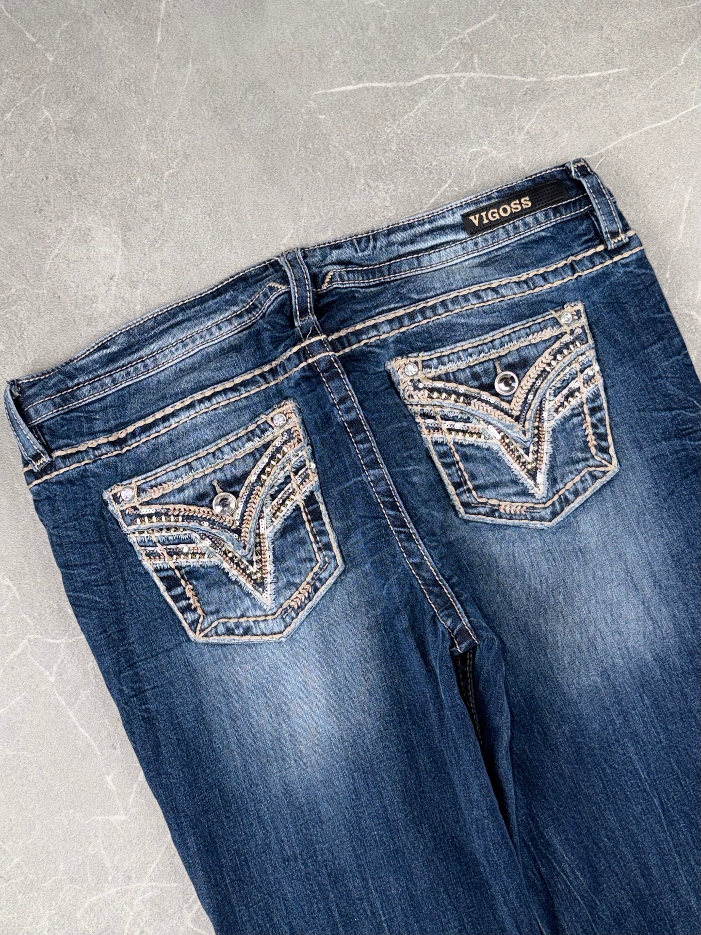 Vigoss Jeans Bootcut Low Rise // XL
