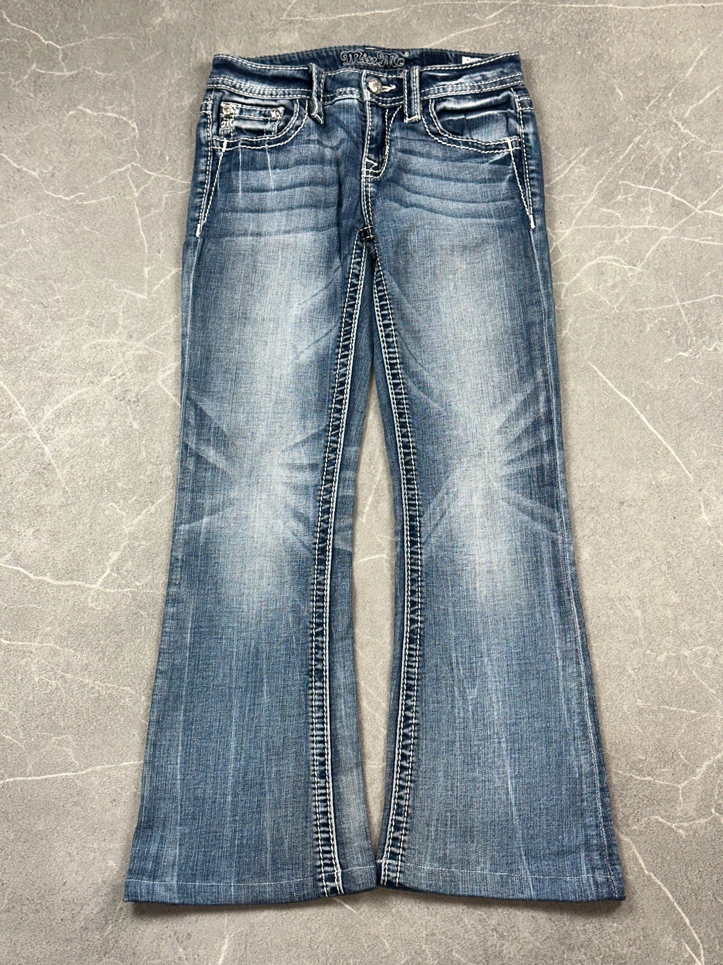 Miss Me Bootcut Low Rise // 8 (XXXS)