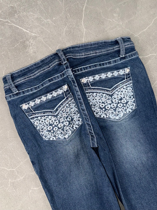 Harper & Ivy Jeans Bootcut Mid Rise // M