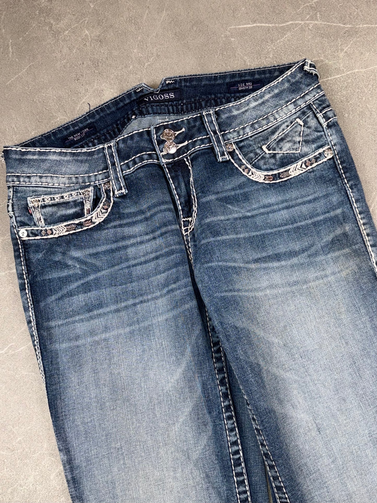 Vigoss Jeans Bootcut Low Rise // M