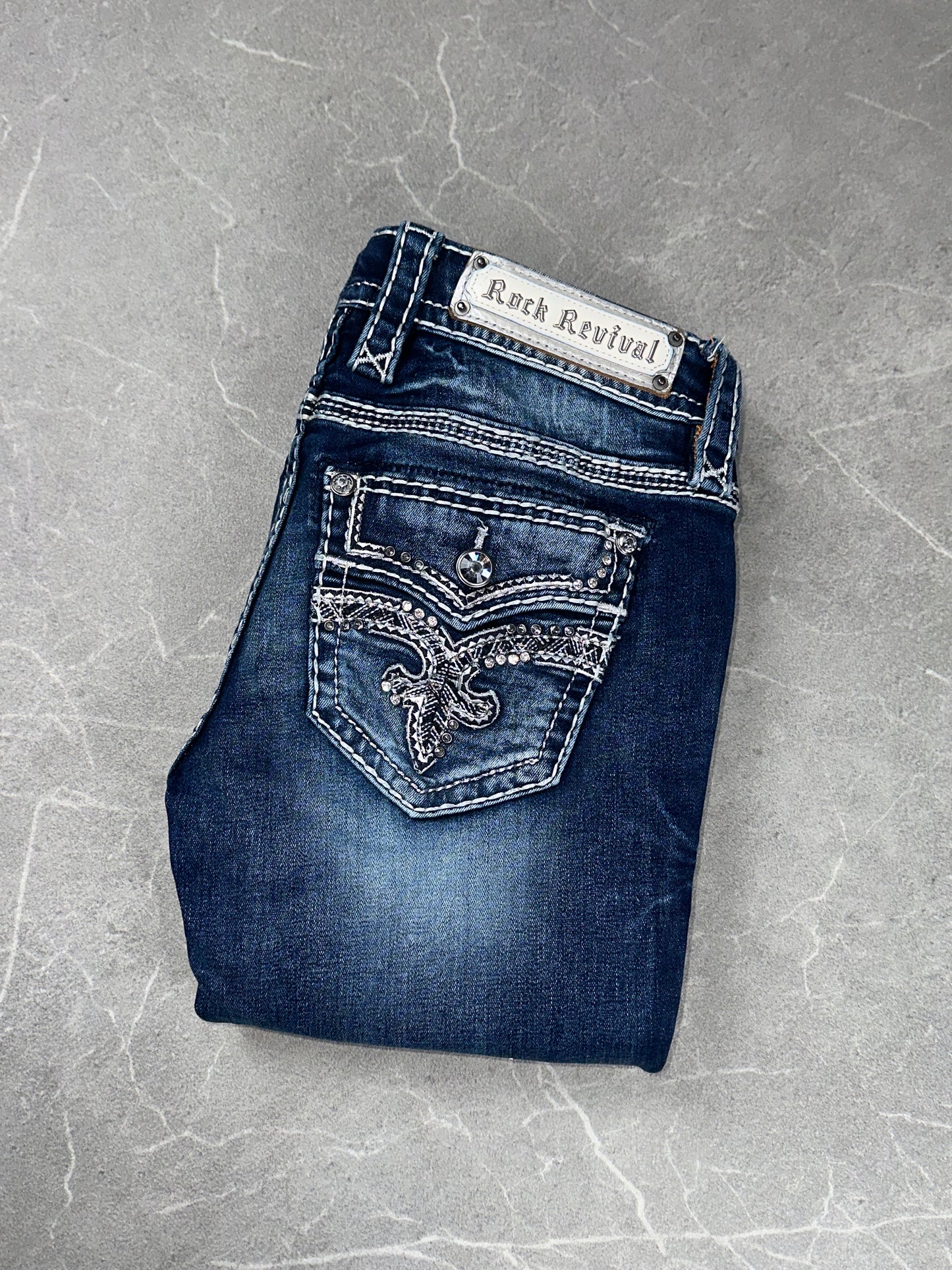 Rock Revival Bootcut Low Rise // 25 (Xs)