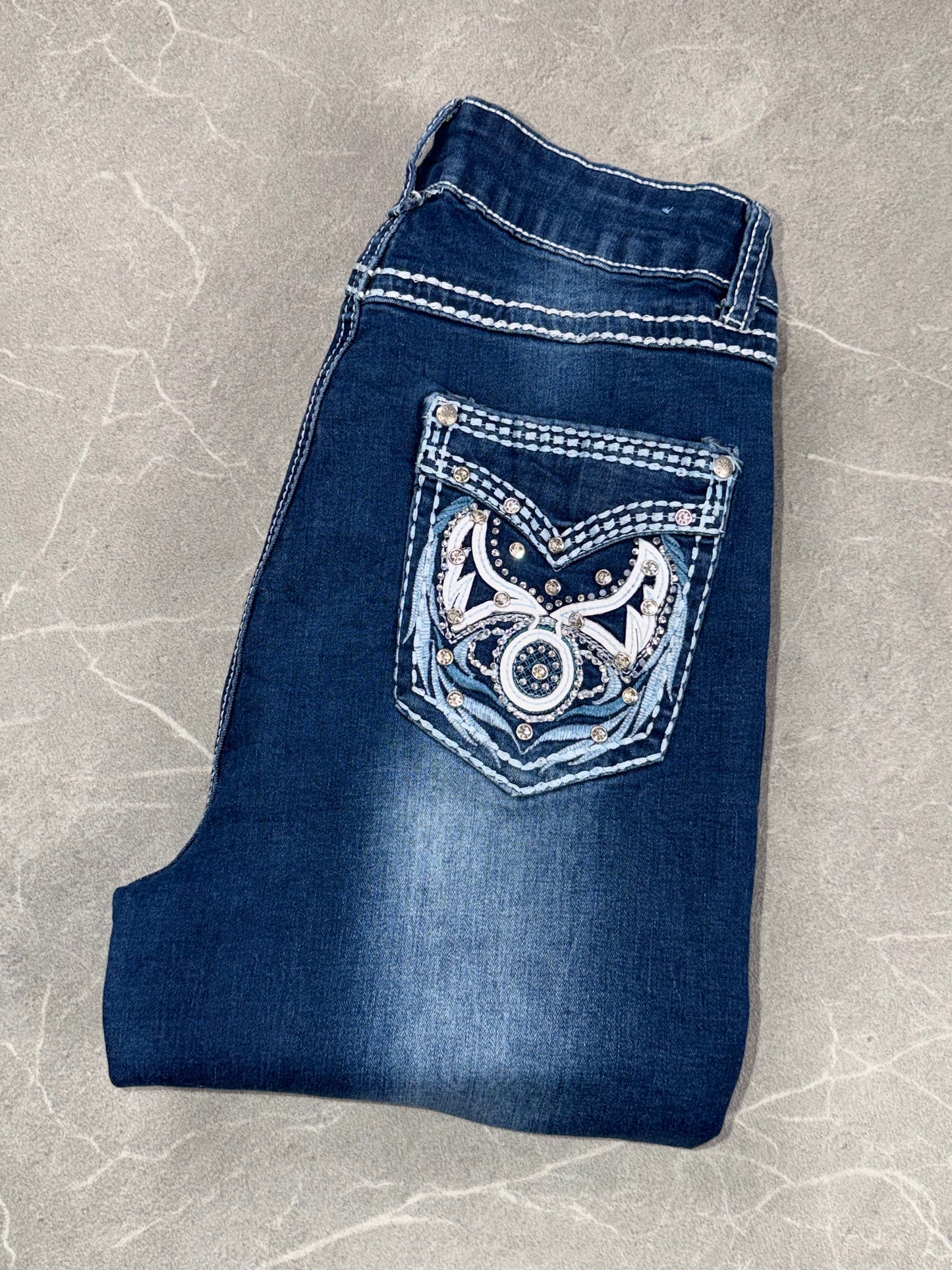 H & Y Jeans Bootcut High Rise // XXS