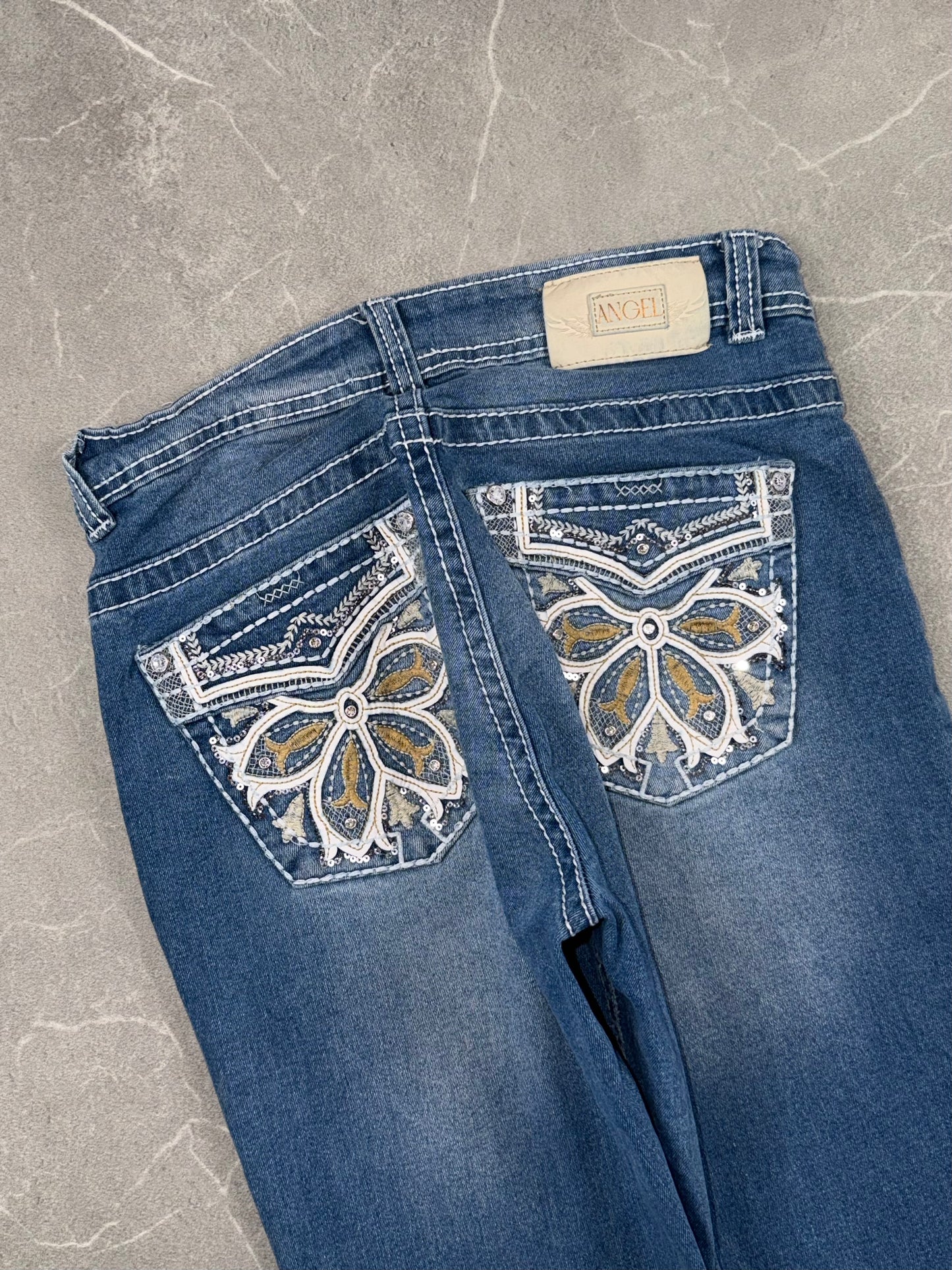 Angel Jeans Bootcut High Rise // XS