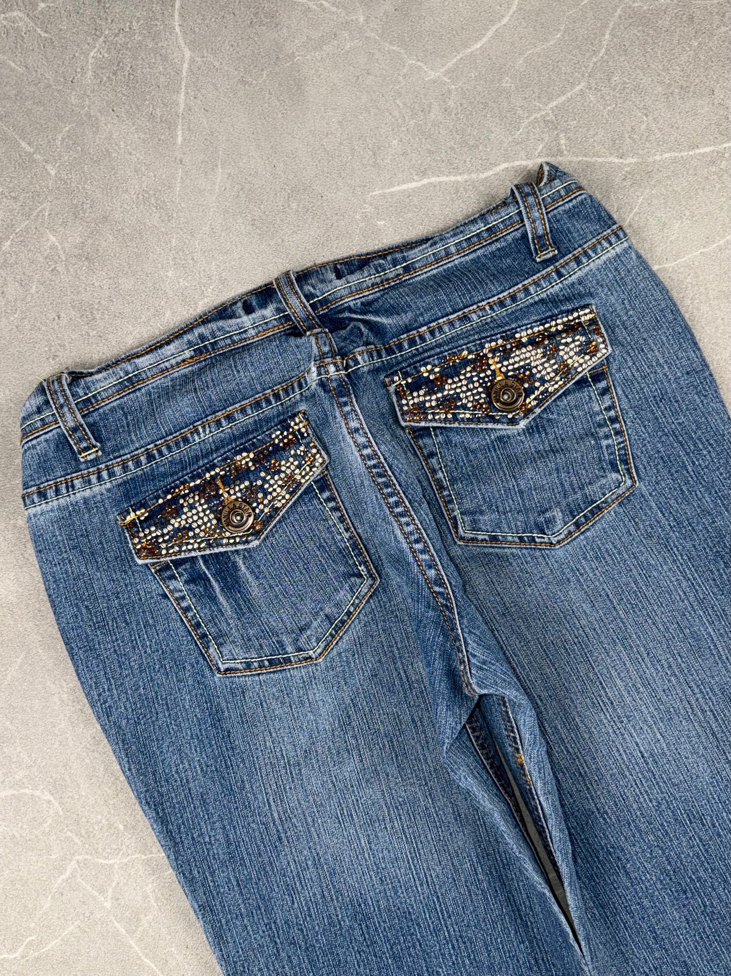 Vanilla Jeans Bootcut Low-Mid Rise // M