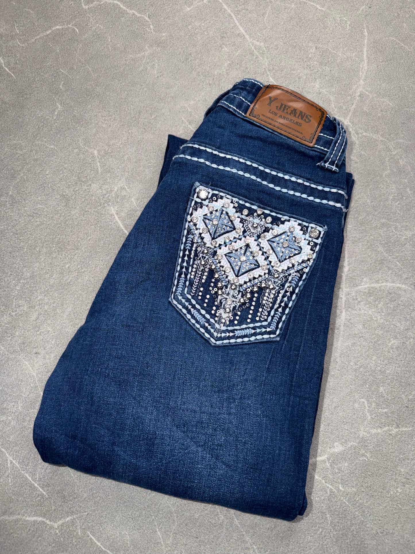 Y Jeans Bootcut Mid Rise // XXXS