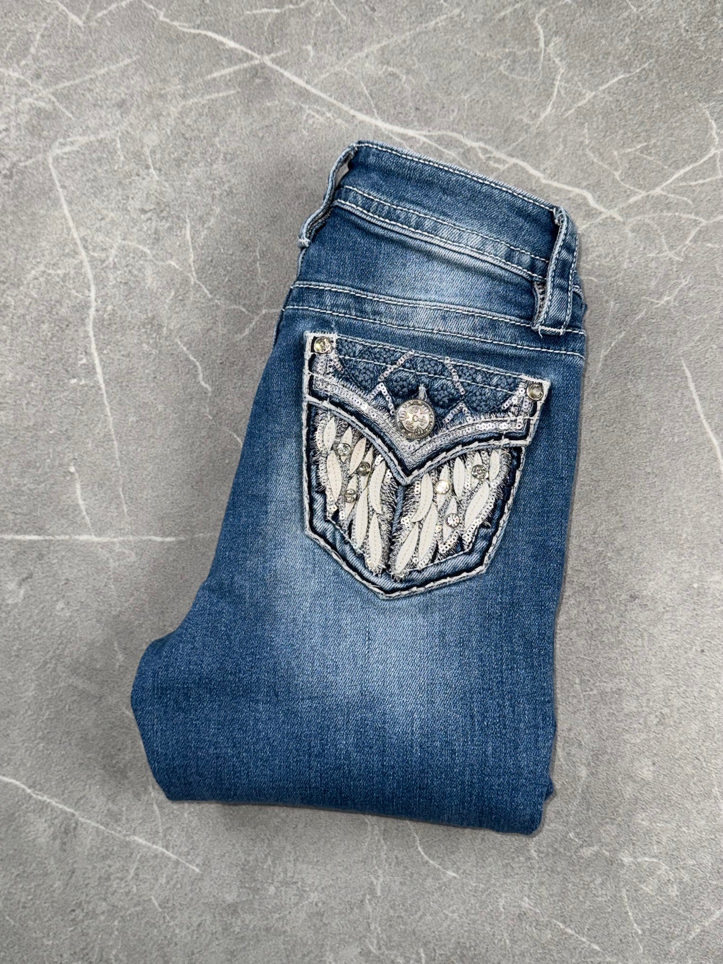 Fire & Rain Bootcut Jeans Mid Rise // XXS