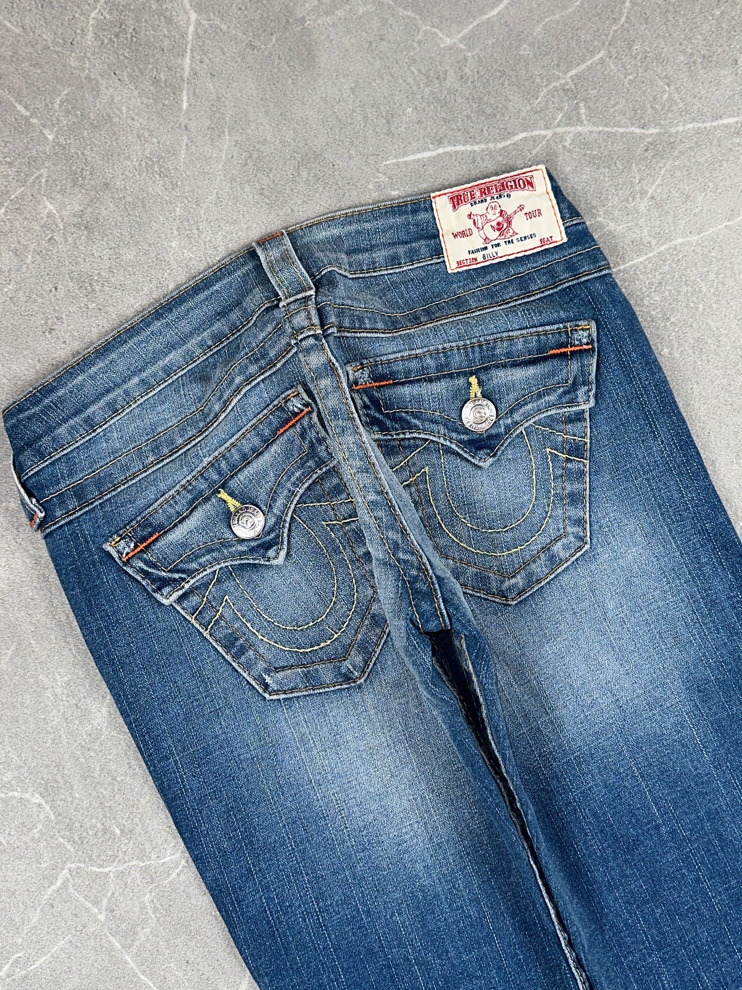 True Religion Straight Low Rise // 26 (S)