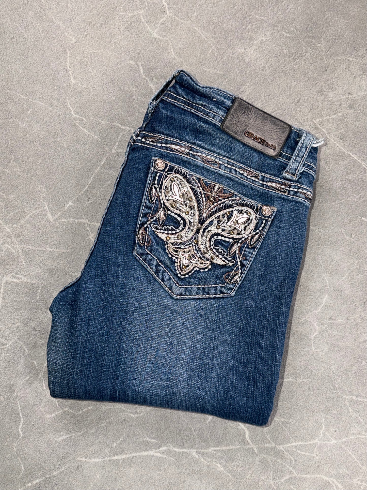 Grace Jeans Bootcut Low Rise // 28 (M)