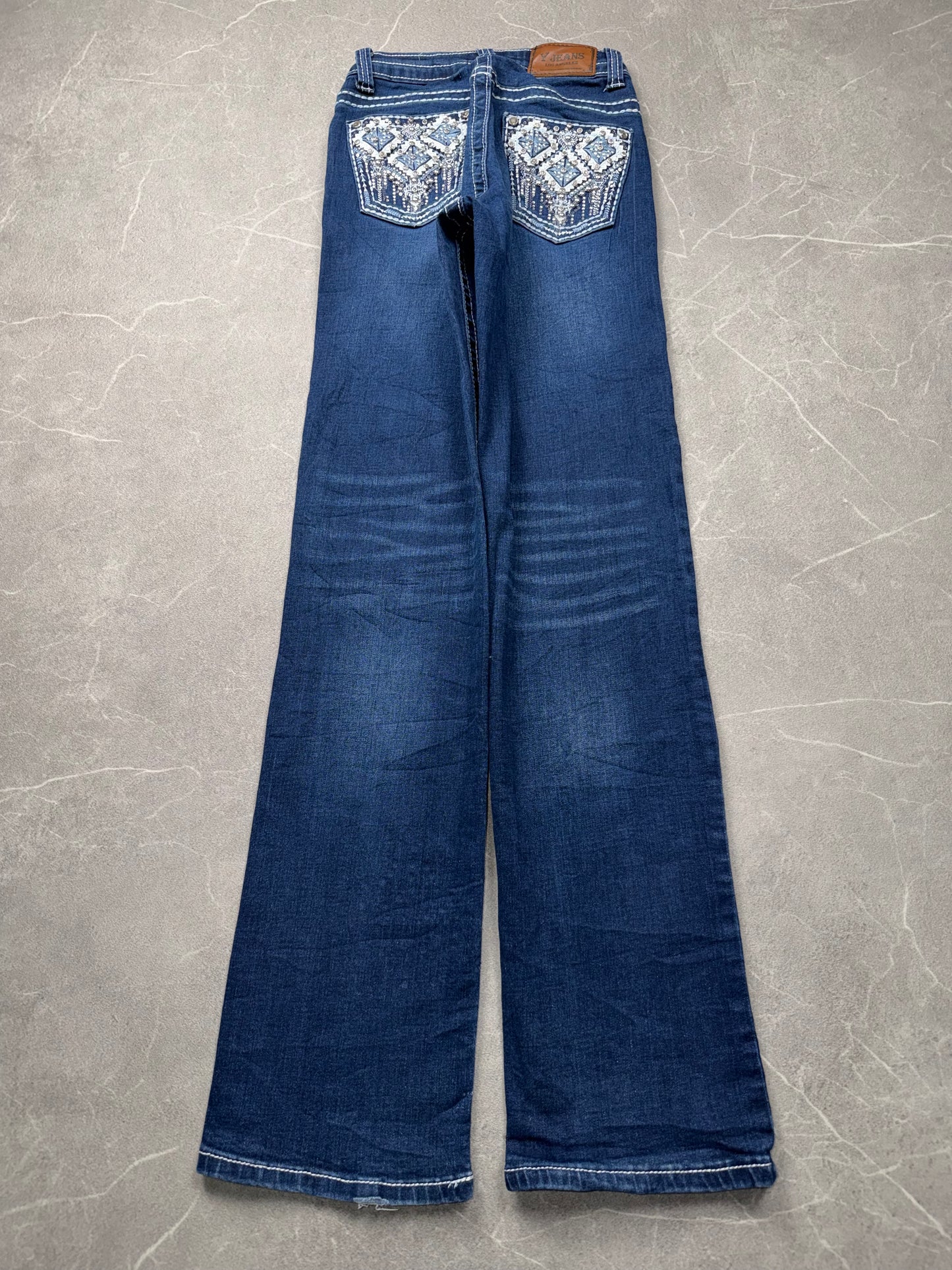 Y Jeans Bootcut Mid Rise // XXXS