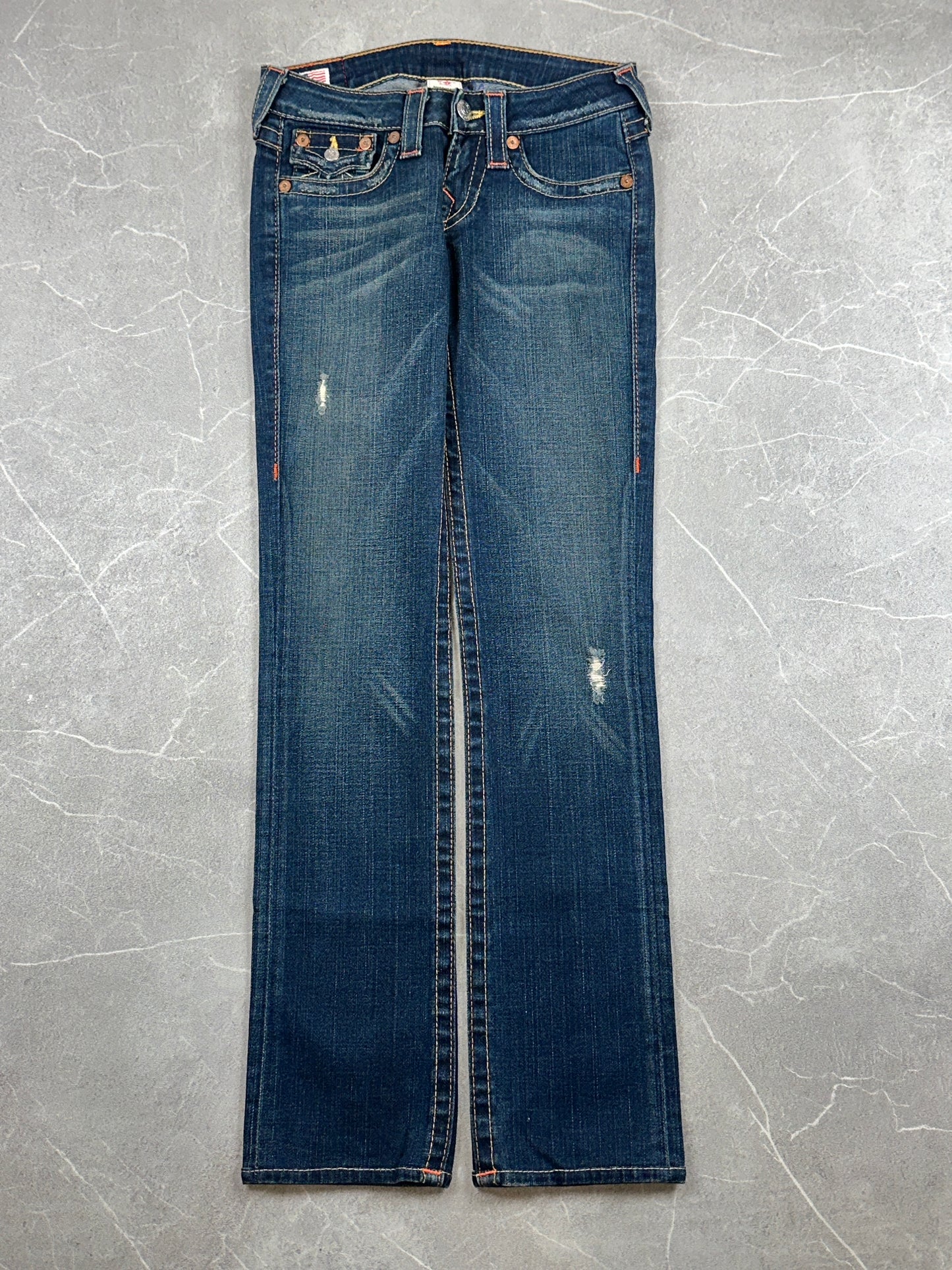 True Religion Straight Low Rise // 25 (Xs)