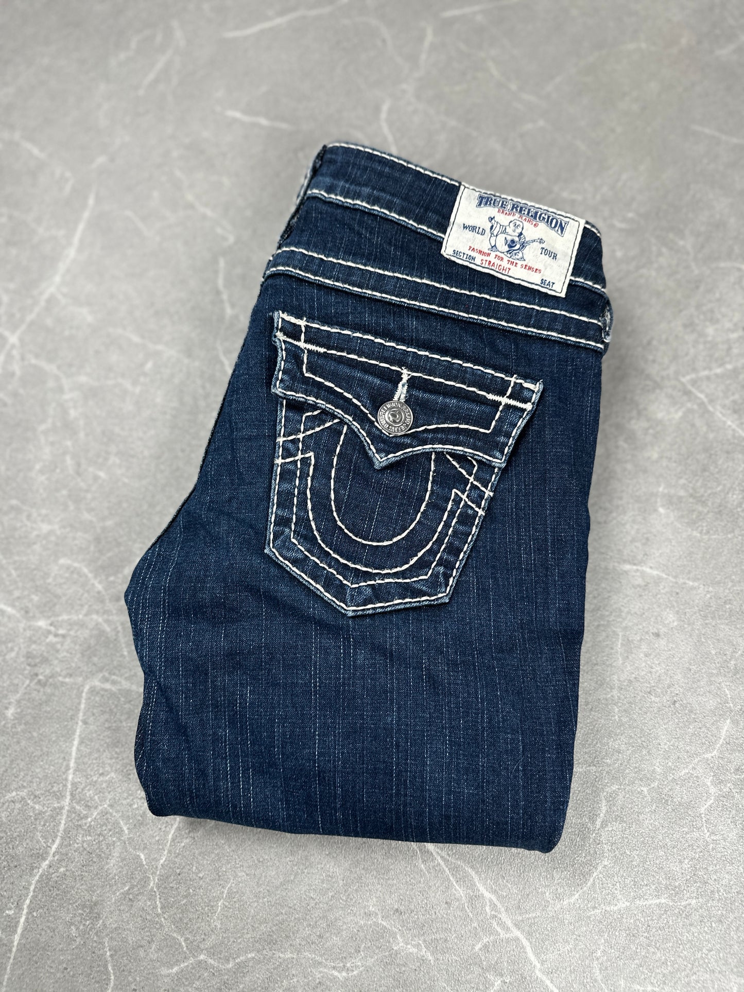 True Religion Straight Low Rise // 27 (S)