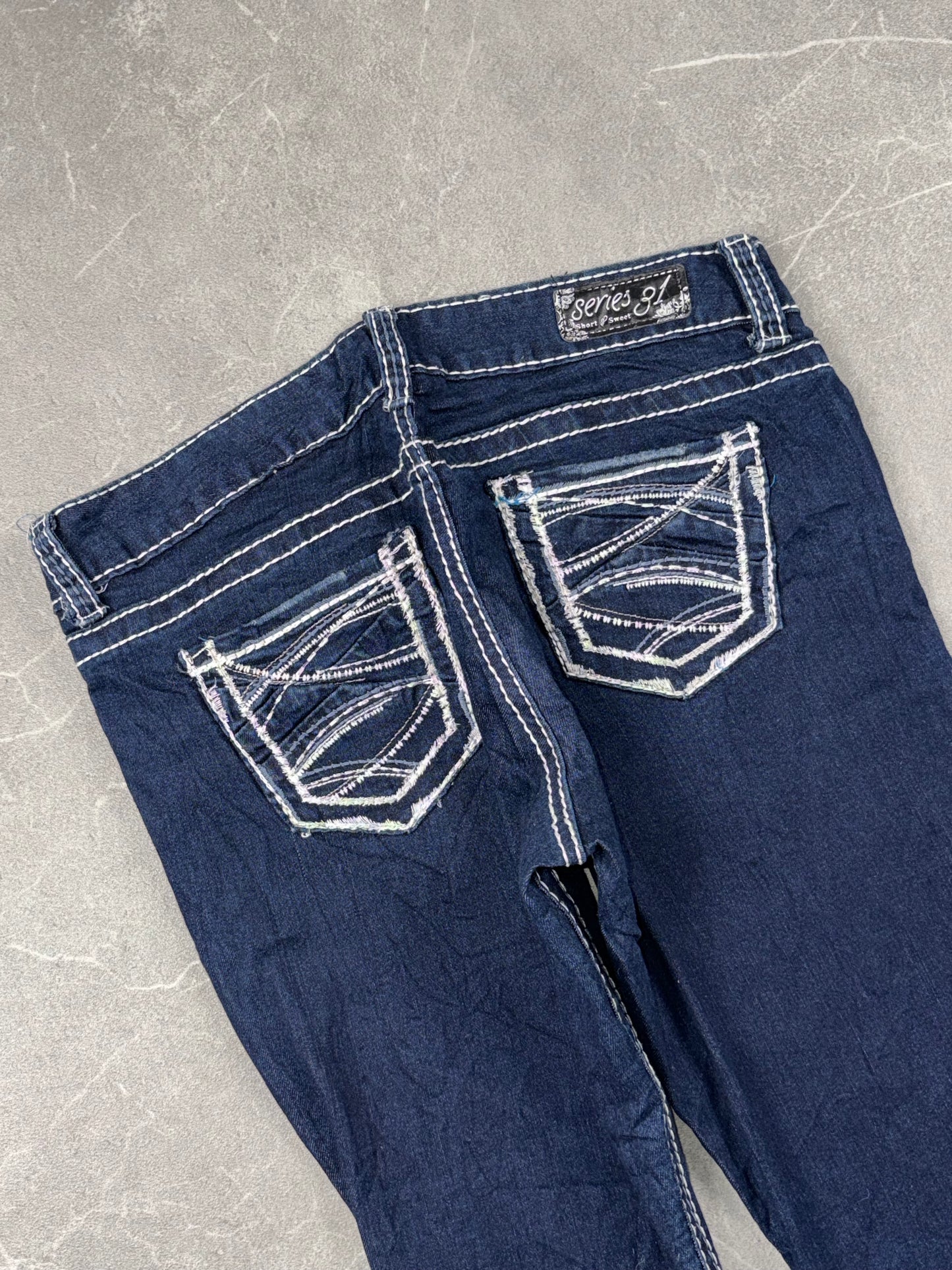 Series 31 Jeans Bootcut Mid Rise // M