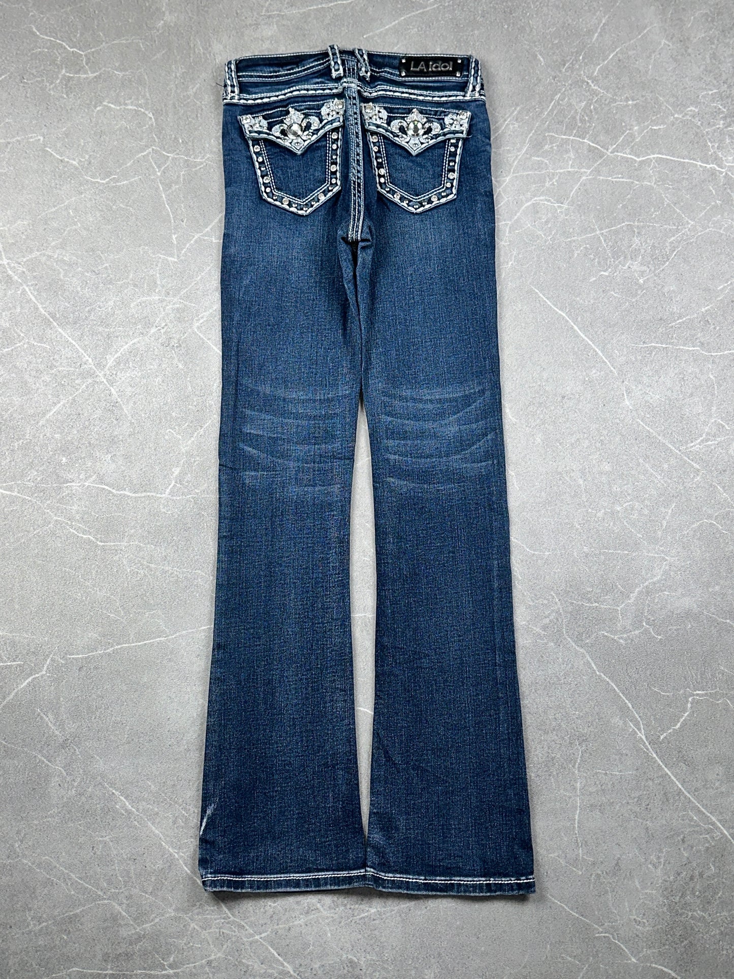 LA Idol USA Bootcut Low-Mid Rise // Xs