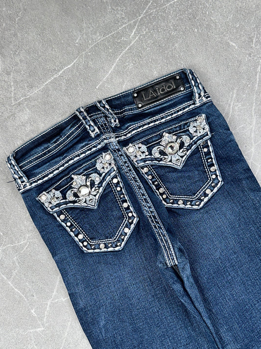 LA Idol USA Bootcut Low-Mid Rise // Xs