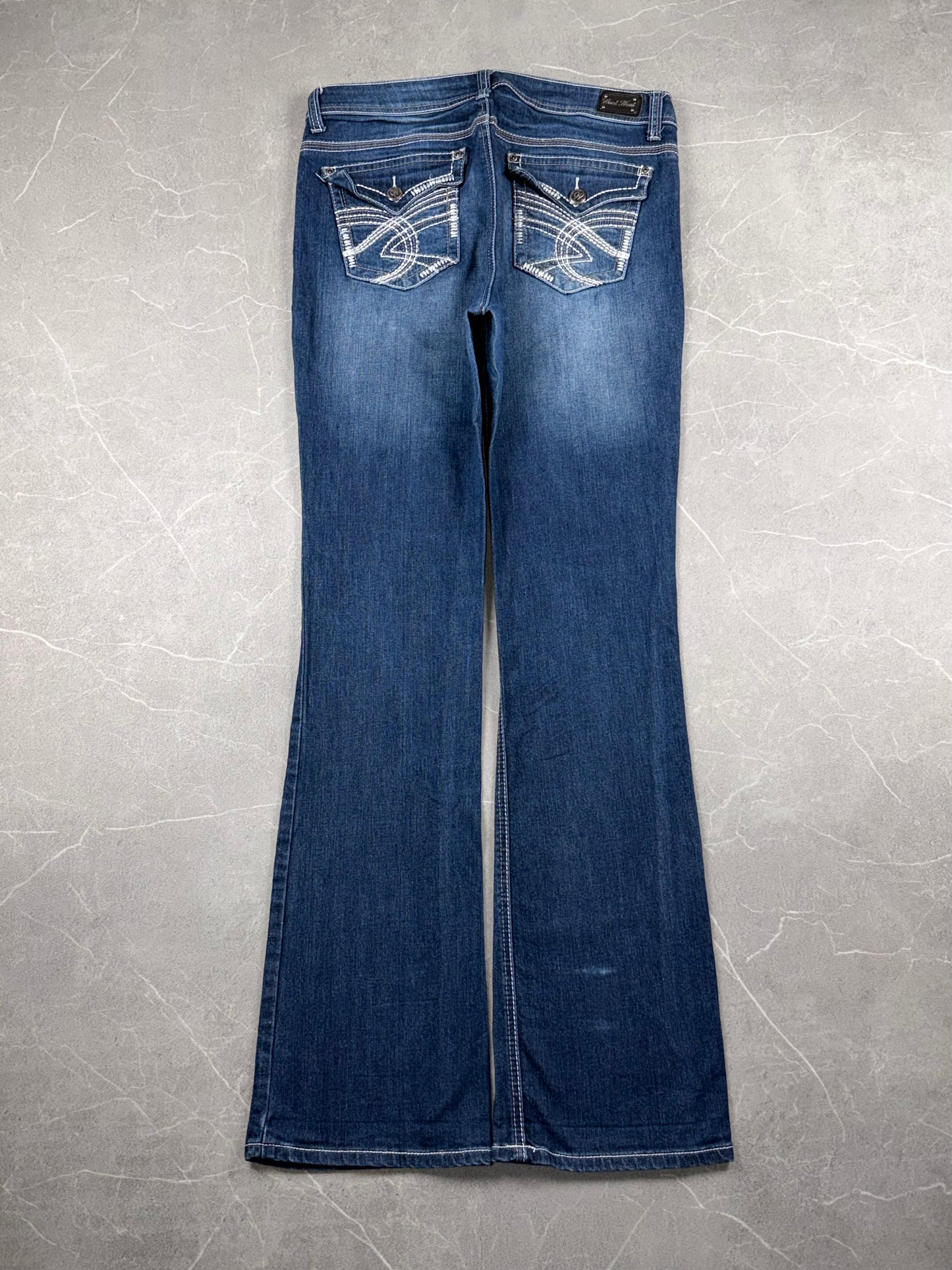 Wired Heart Jeans Bootcut Mid-High Rise // 32 (L)