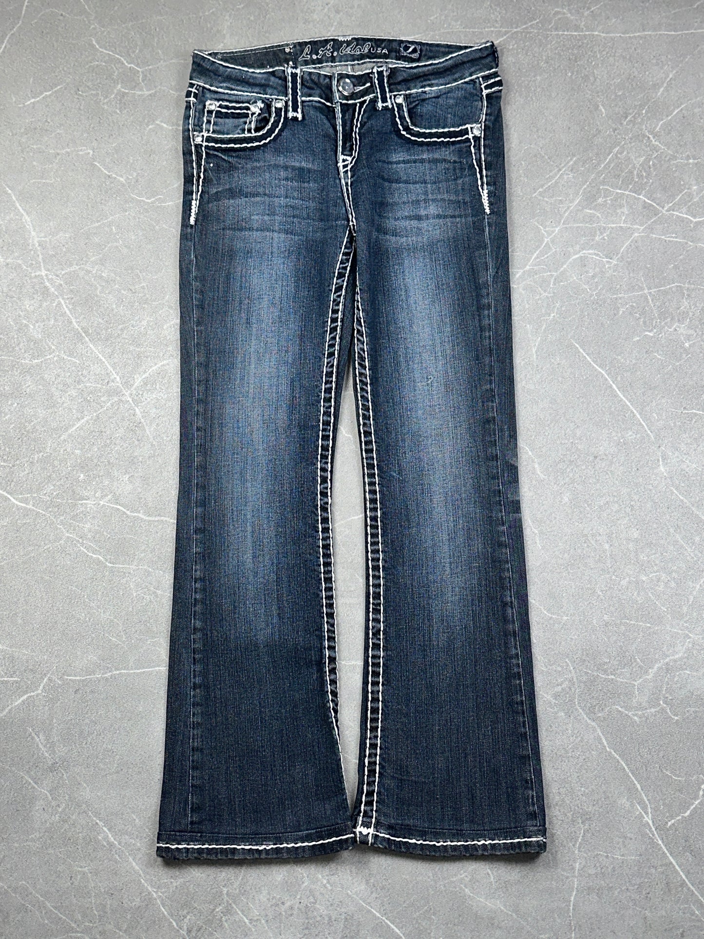 LA Idol USA Bootcut Low-Mid Rise // S