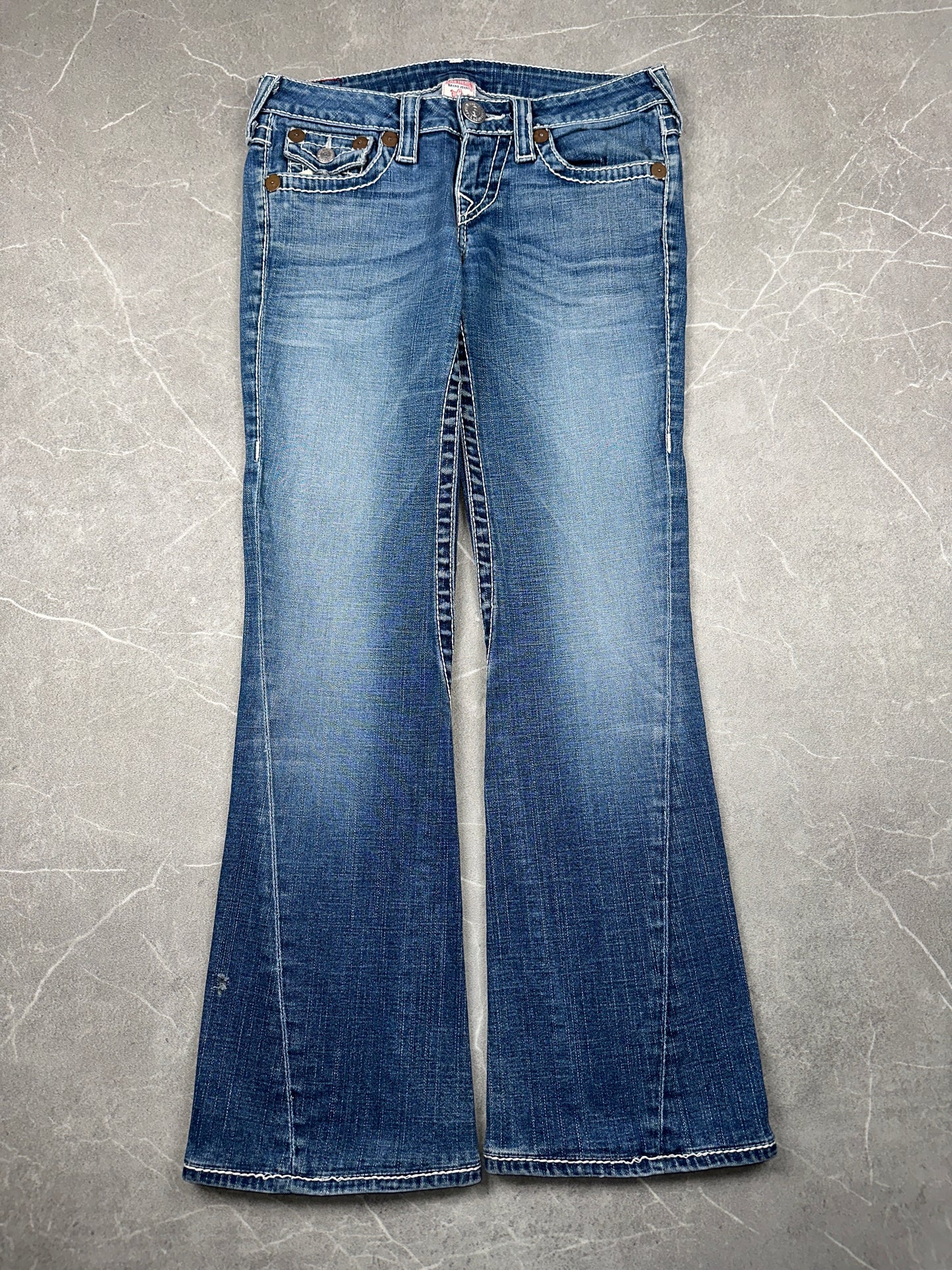 True Religion Flared Low Rise // 27 (S)