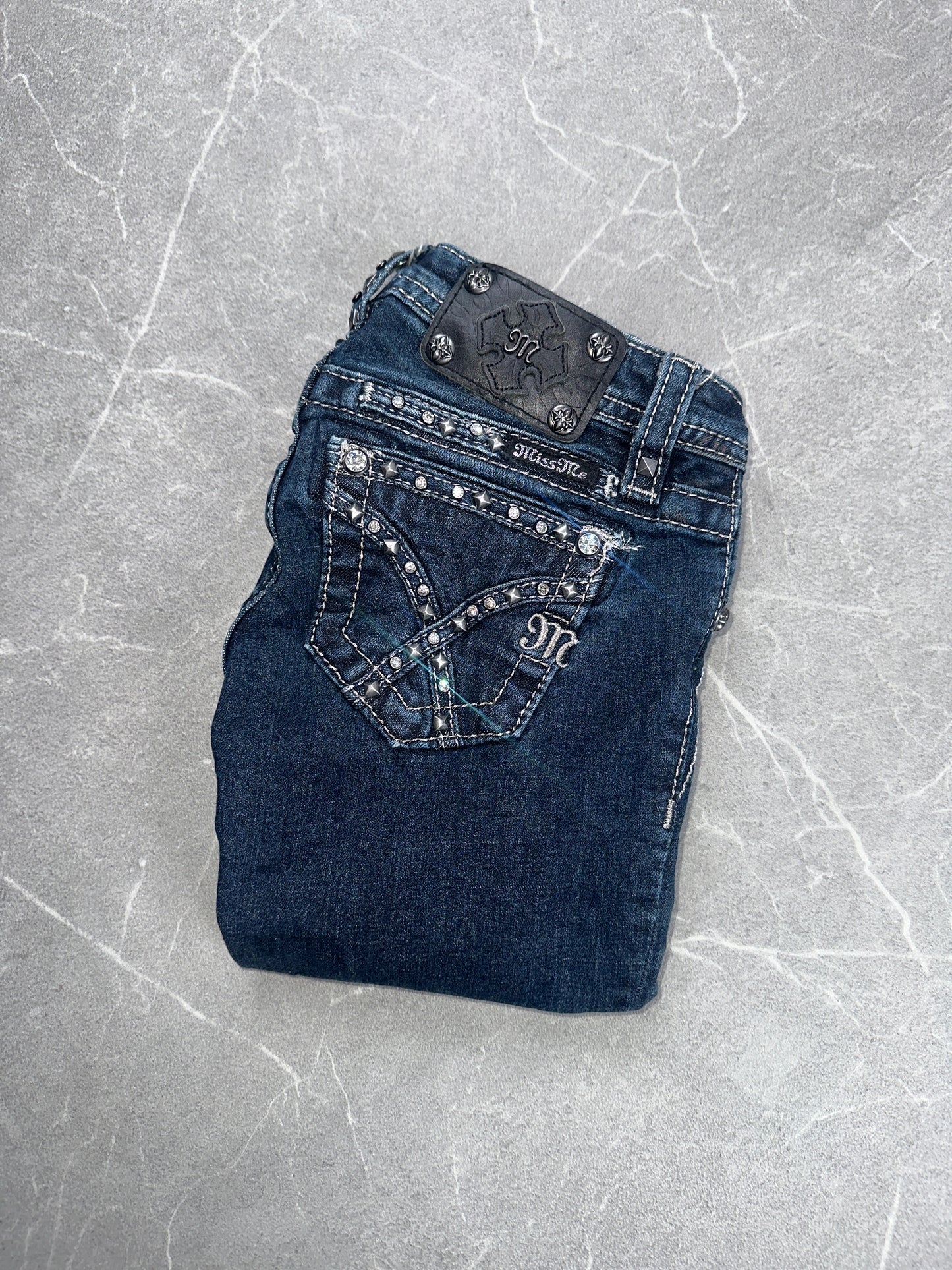 Miss Me Skinny Jeans Low Rise // 8 (XXXS)
