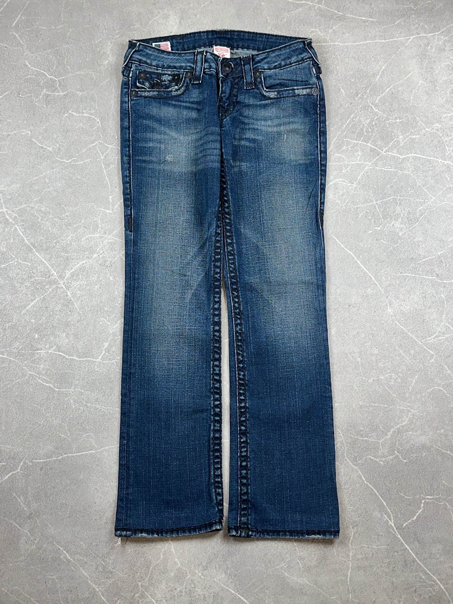 True Religion Straight Low Rise // 27 (S)