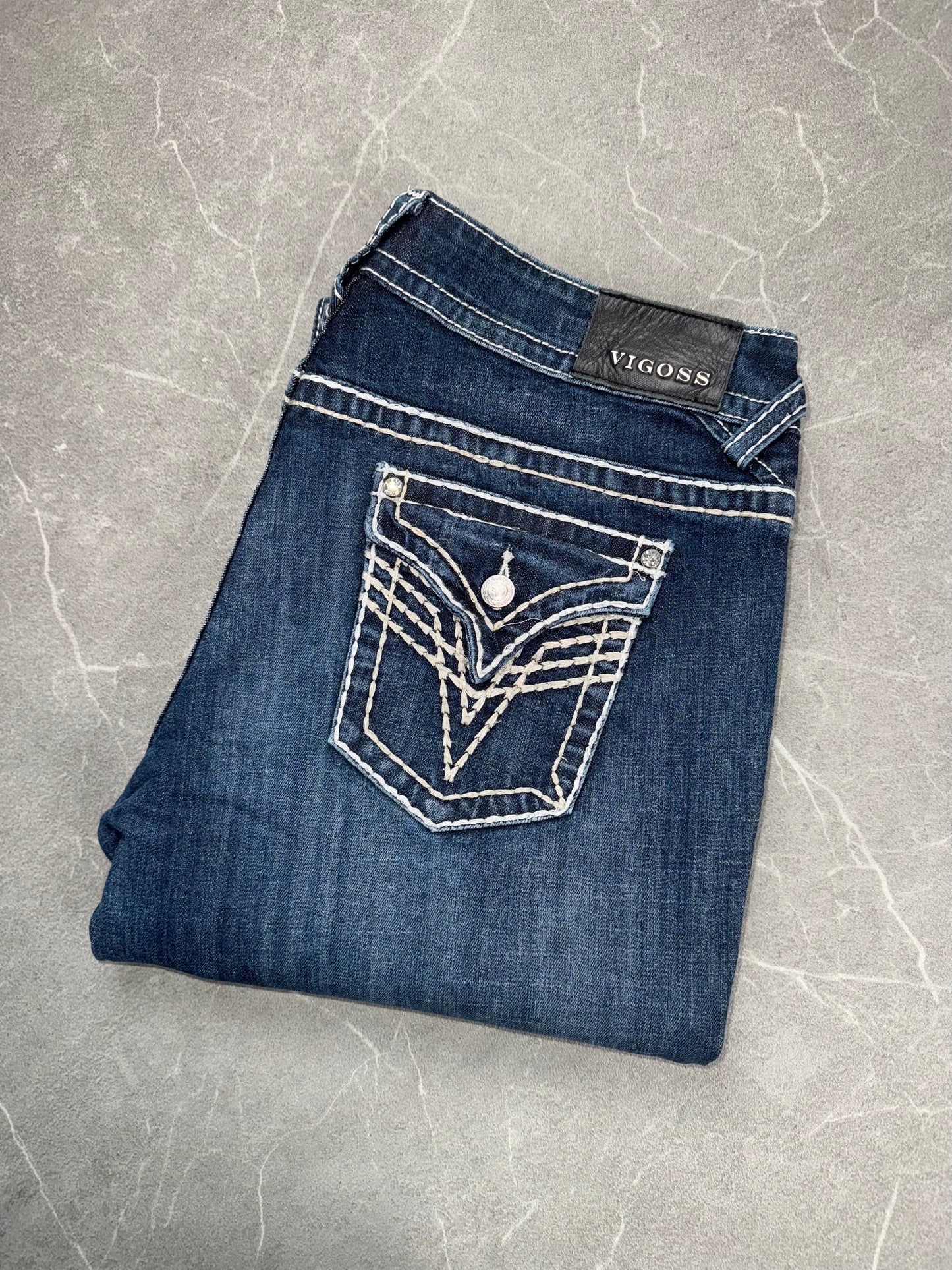 Vigoss Jeans Bootcut Low-Mid Rise // XL