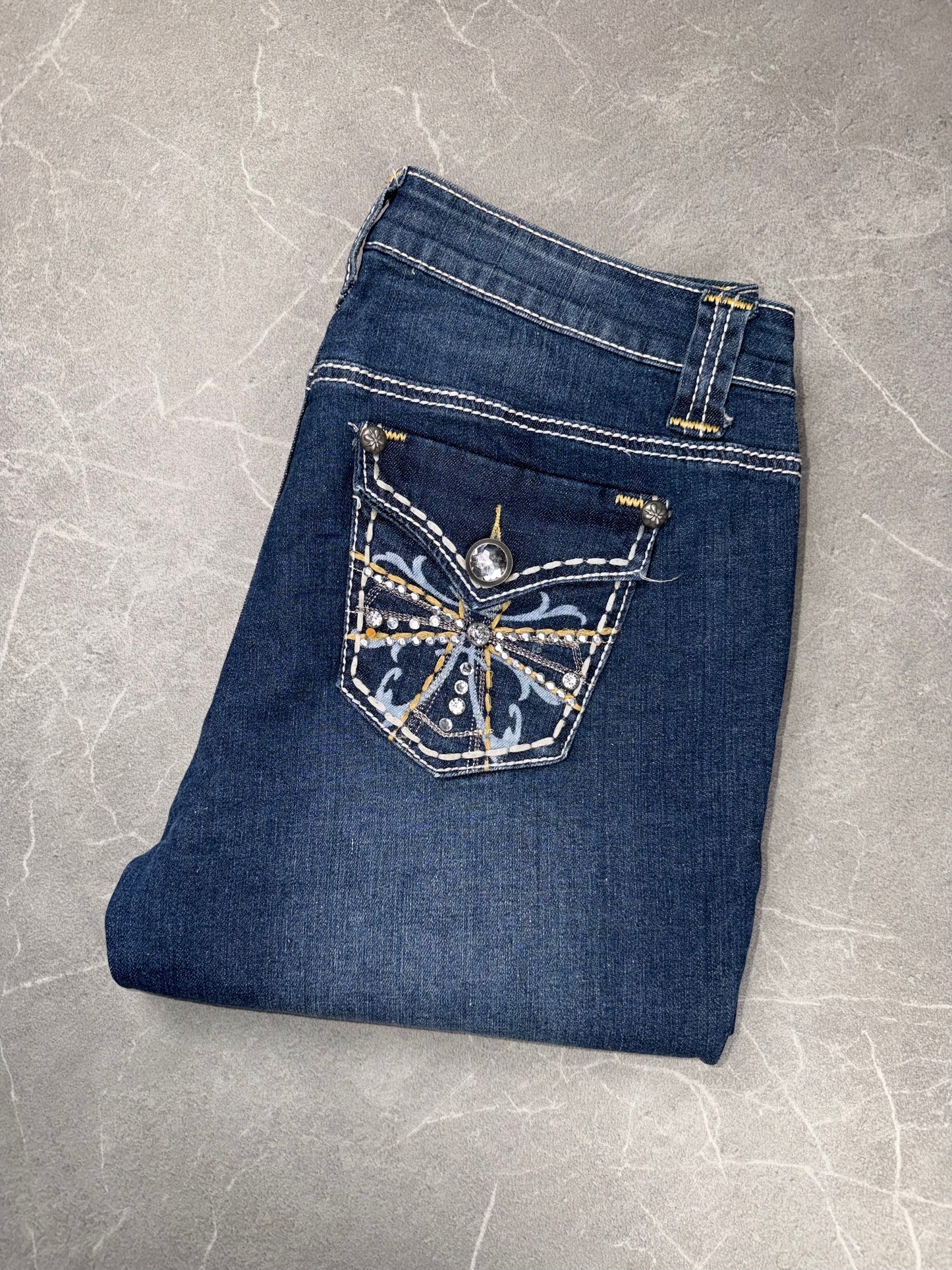 LaneBryant Jeans Bootcut Low-Mid Rise // L