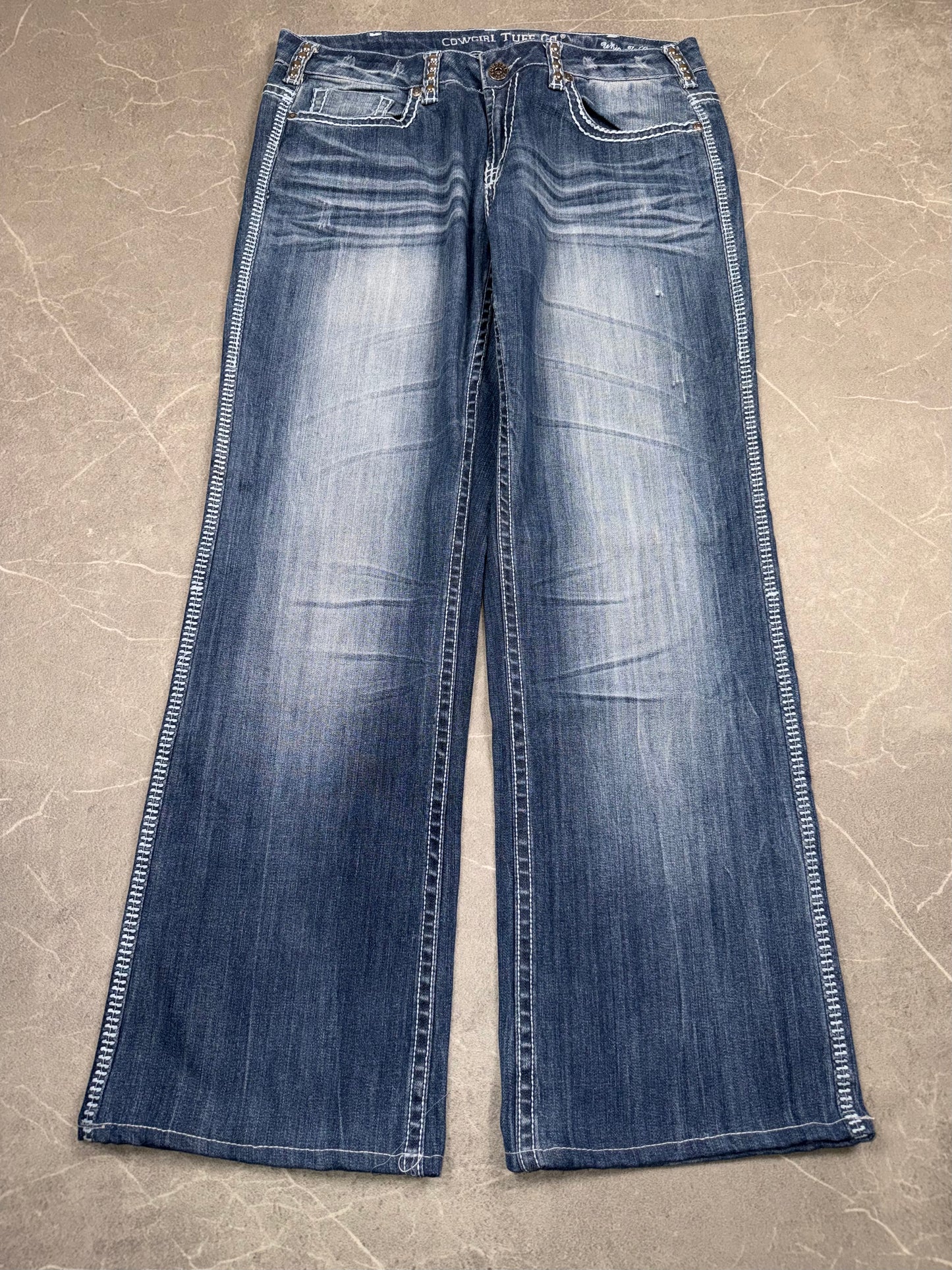 Cowgirl Tuff Baggy Low-Mid Rise // L