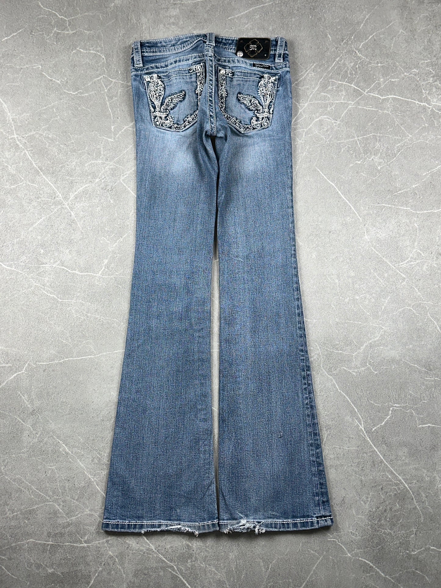 Miss Me Bootcut Low Rise // 14 (XXS)