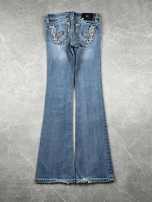 Miss Me Bootcut Low Rise // 14 (XXS)