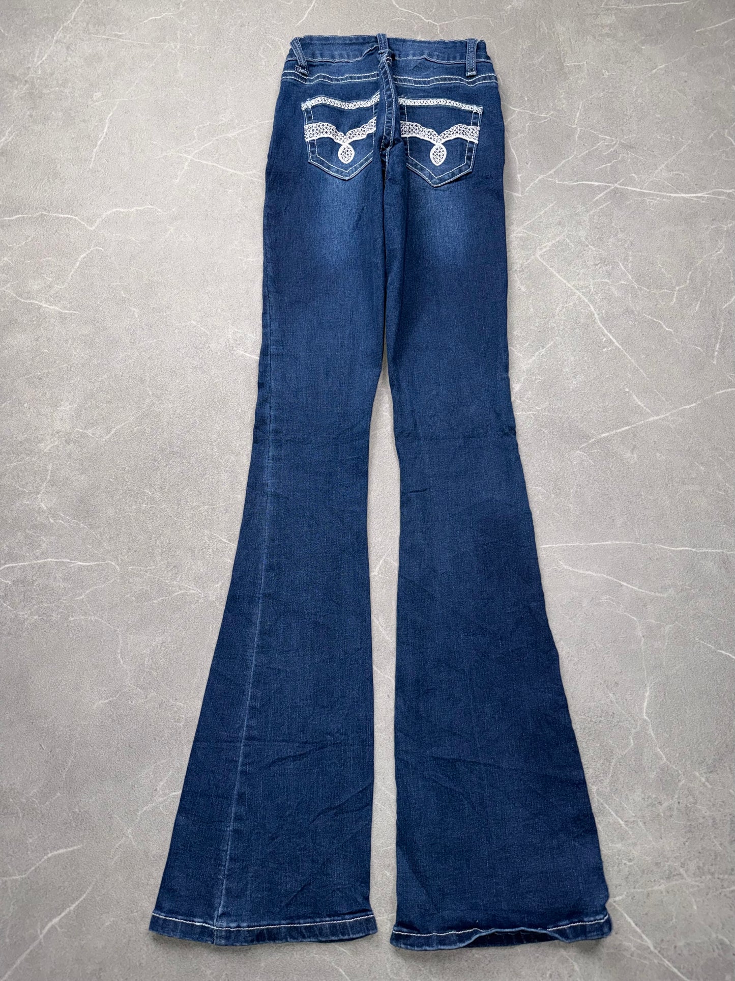 Bamboo Flared Mid Rise // XXXS