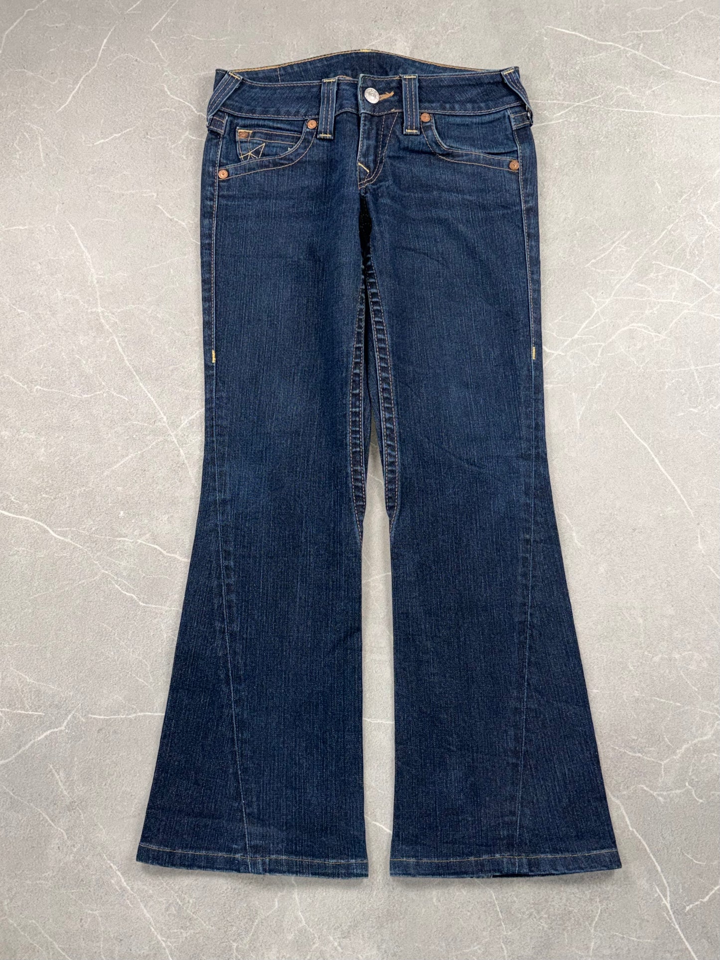 True Religion Flared Low Rise // 28 (M)
