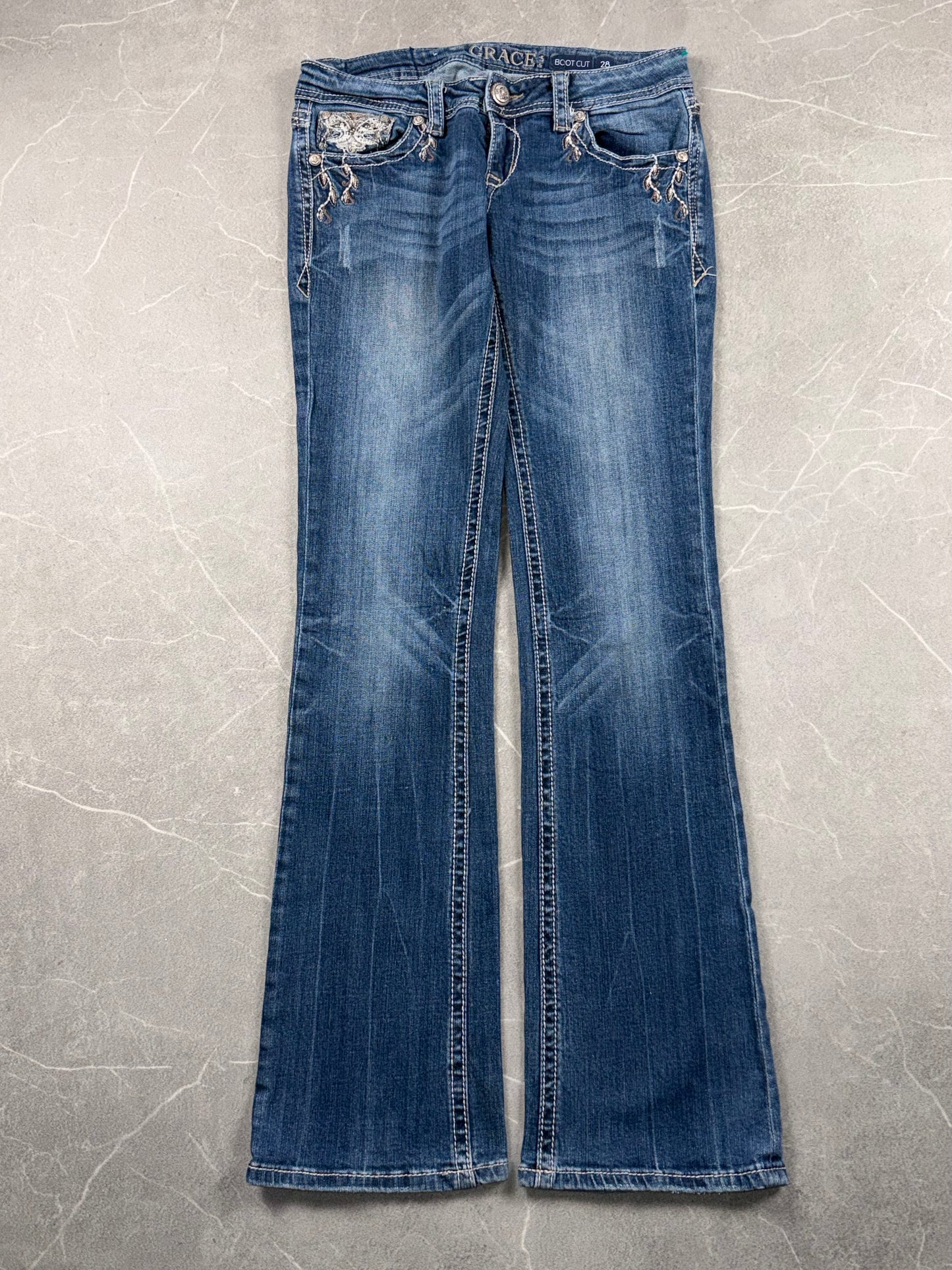 Grace Jeans Bootcut Low Rise // 28 (M)