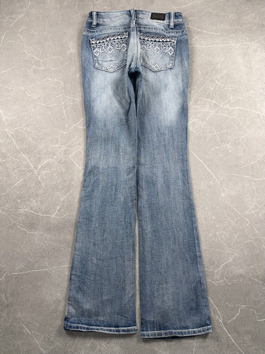 Wiced Heart Bootcut Mid Rise // 26 (S)