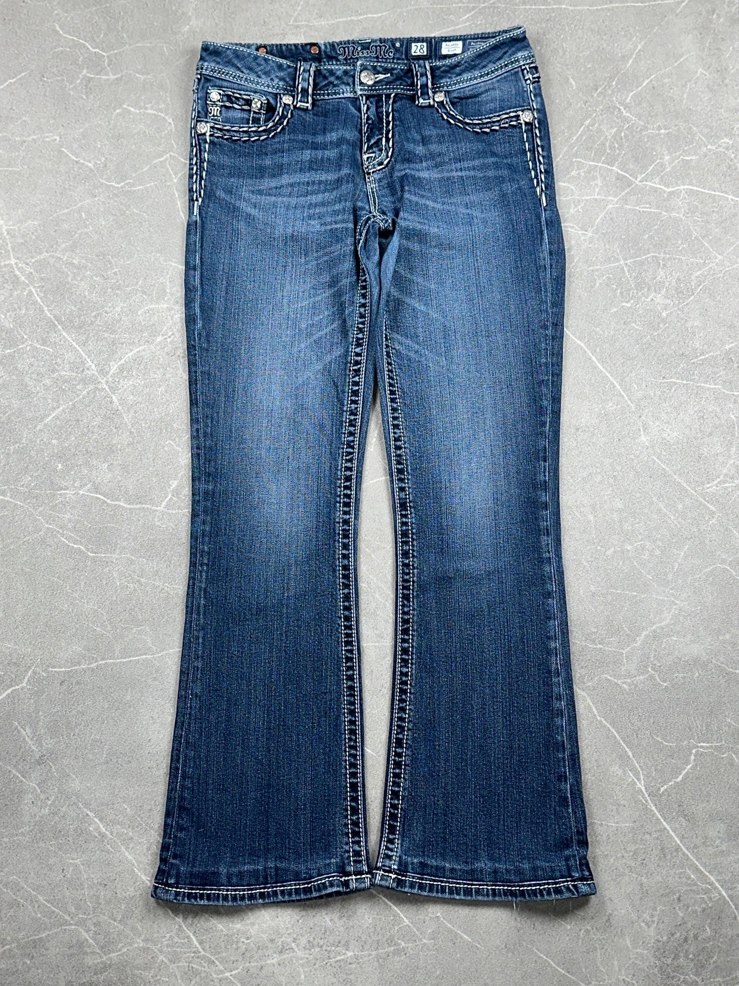 Miss Me Bootcut Low Rise // 28 (M)