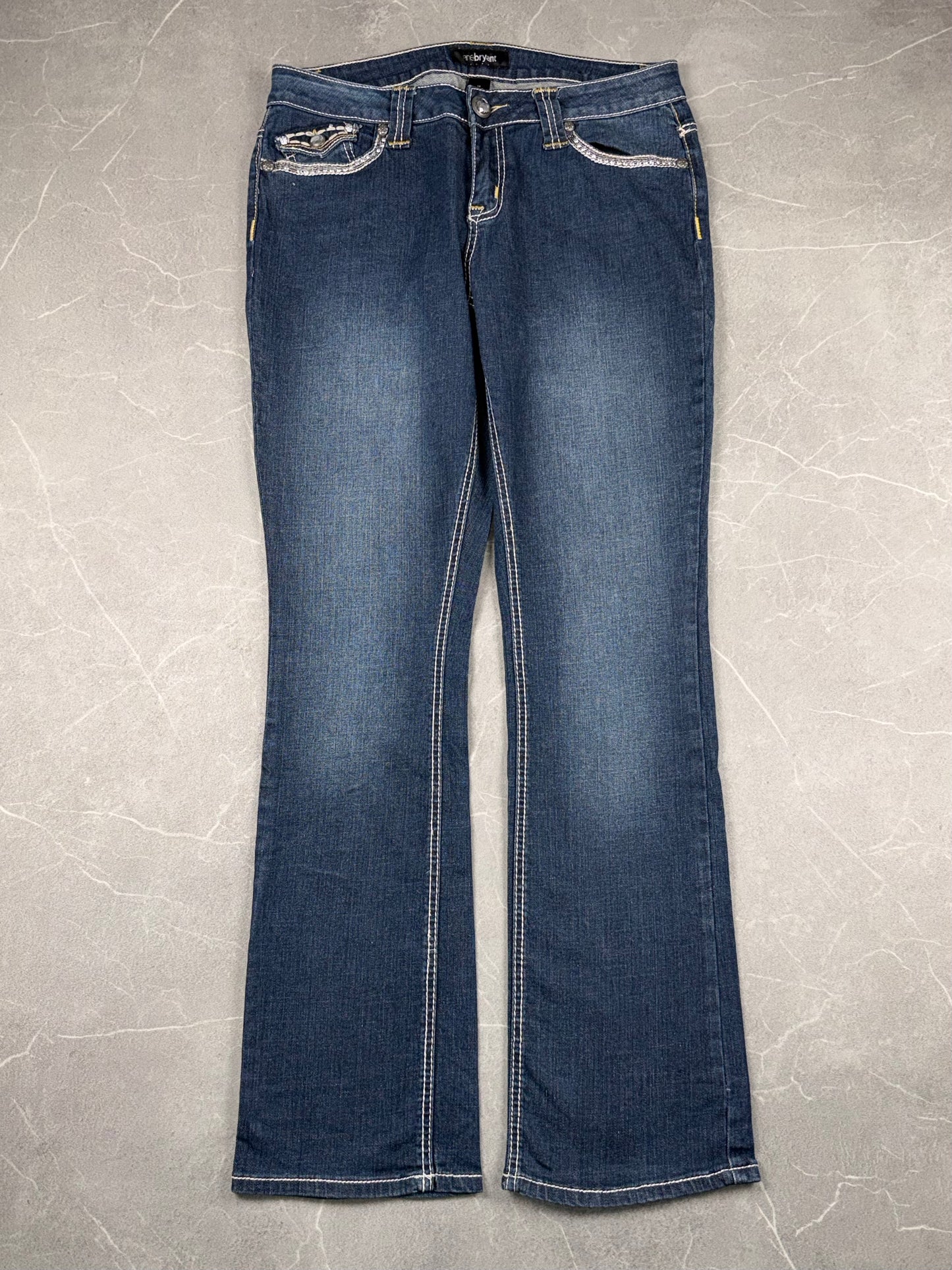 LaneBryant Jeans Bootcut Low-Mid Rise // L