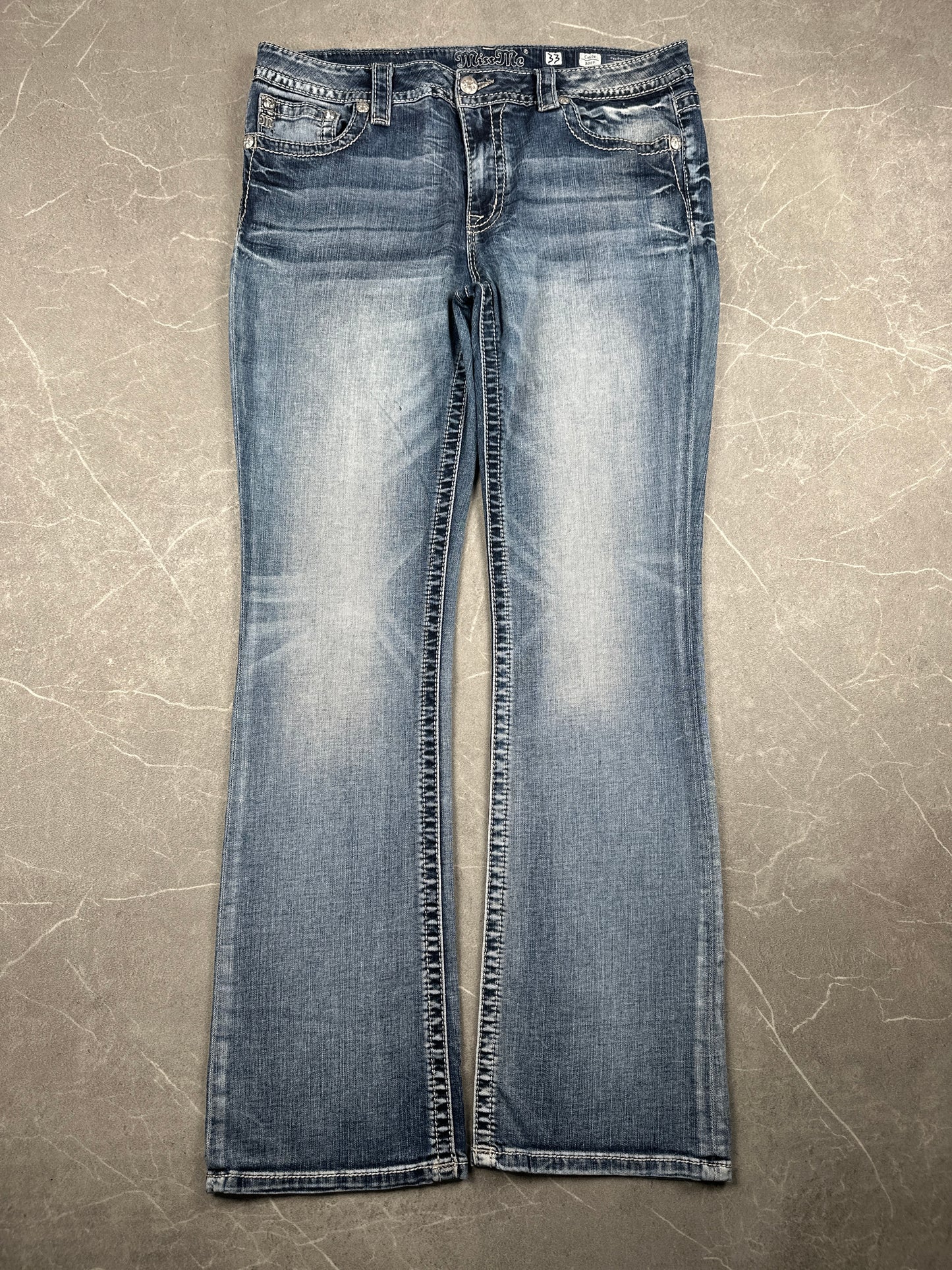 Miss Me Bootcut Low Rise // 33 (XL)