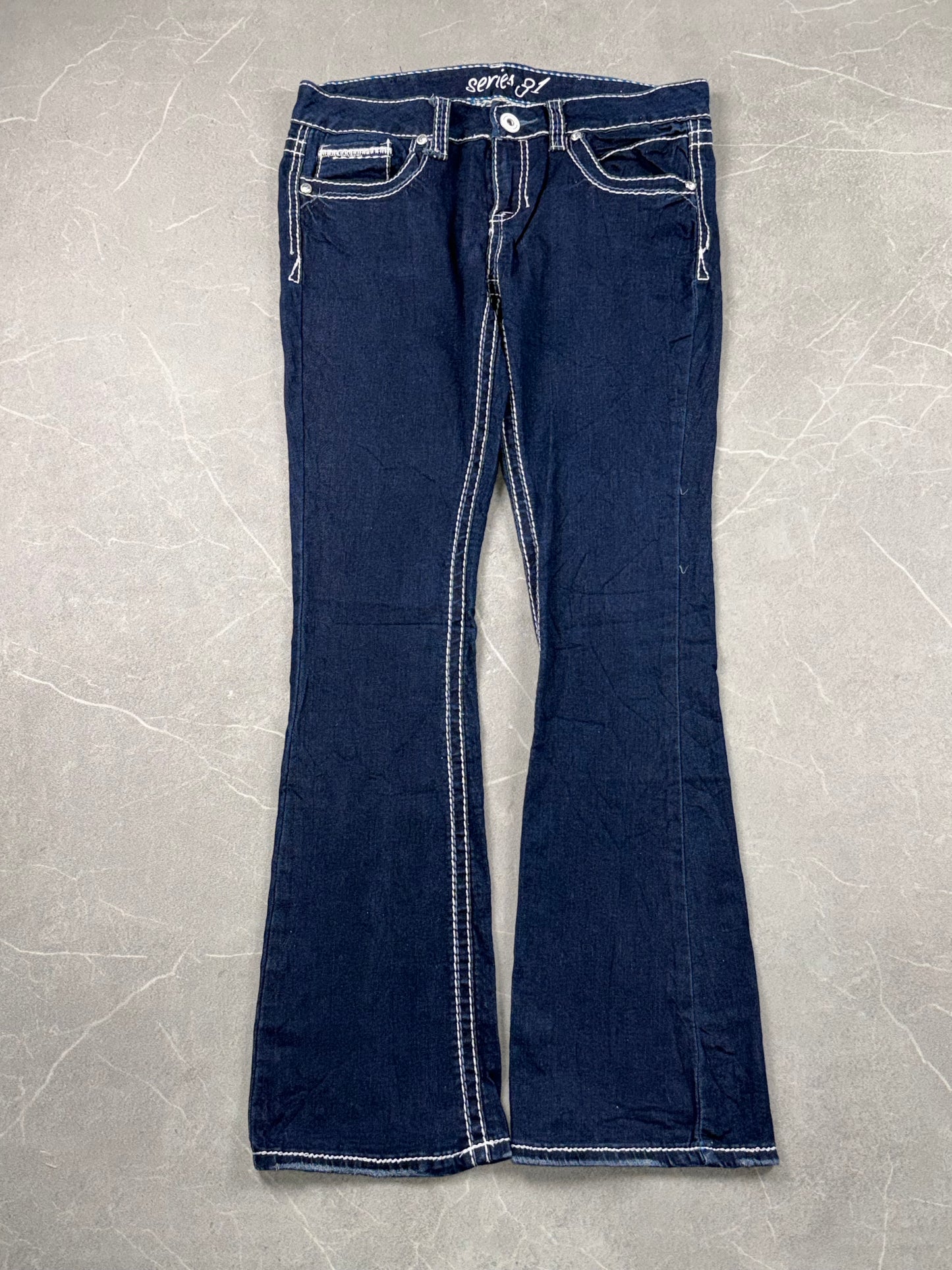 Series 31 Jeans Bootcut Mid Rise // M