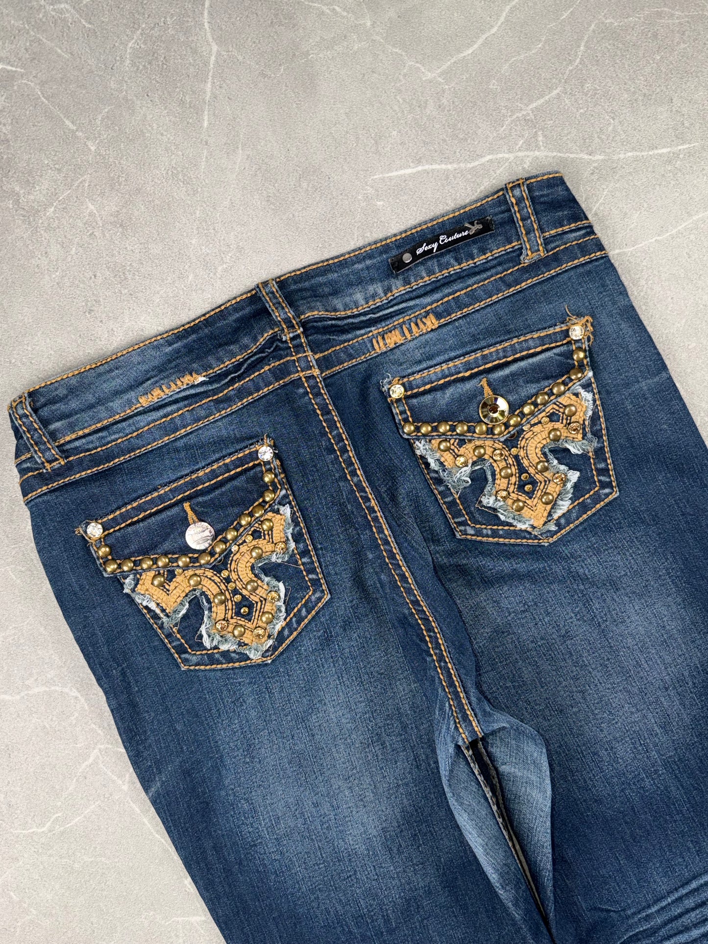 Sexy Couture Jeans Bootcut Mid Rise // L