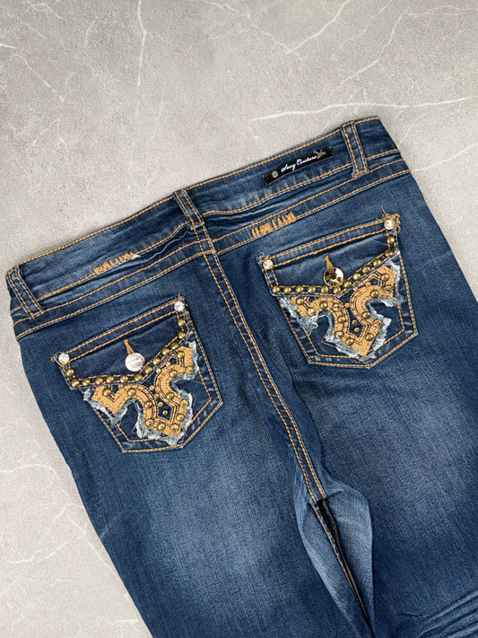 Sexy Couture Jeans Bootcut Mid Rise // L